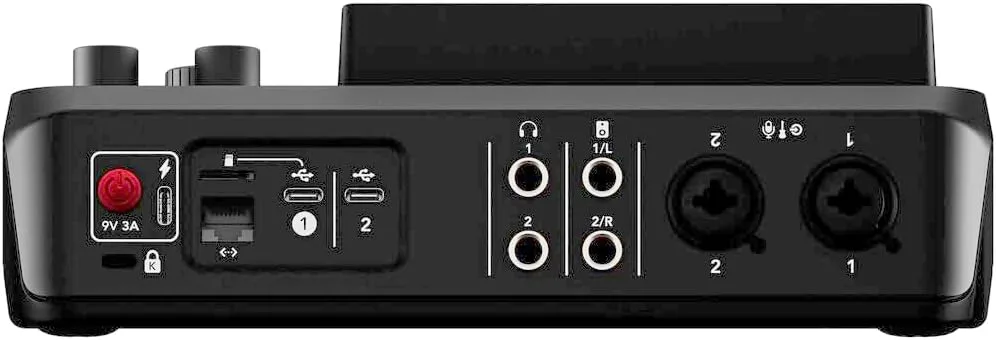 RODECaster Duo Integrated Audio Production Studio with 20' XLR Cable and 64GB Micro-SD Card (3 Items)