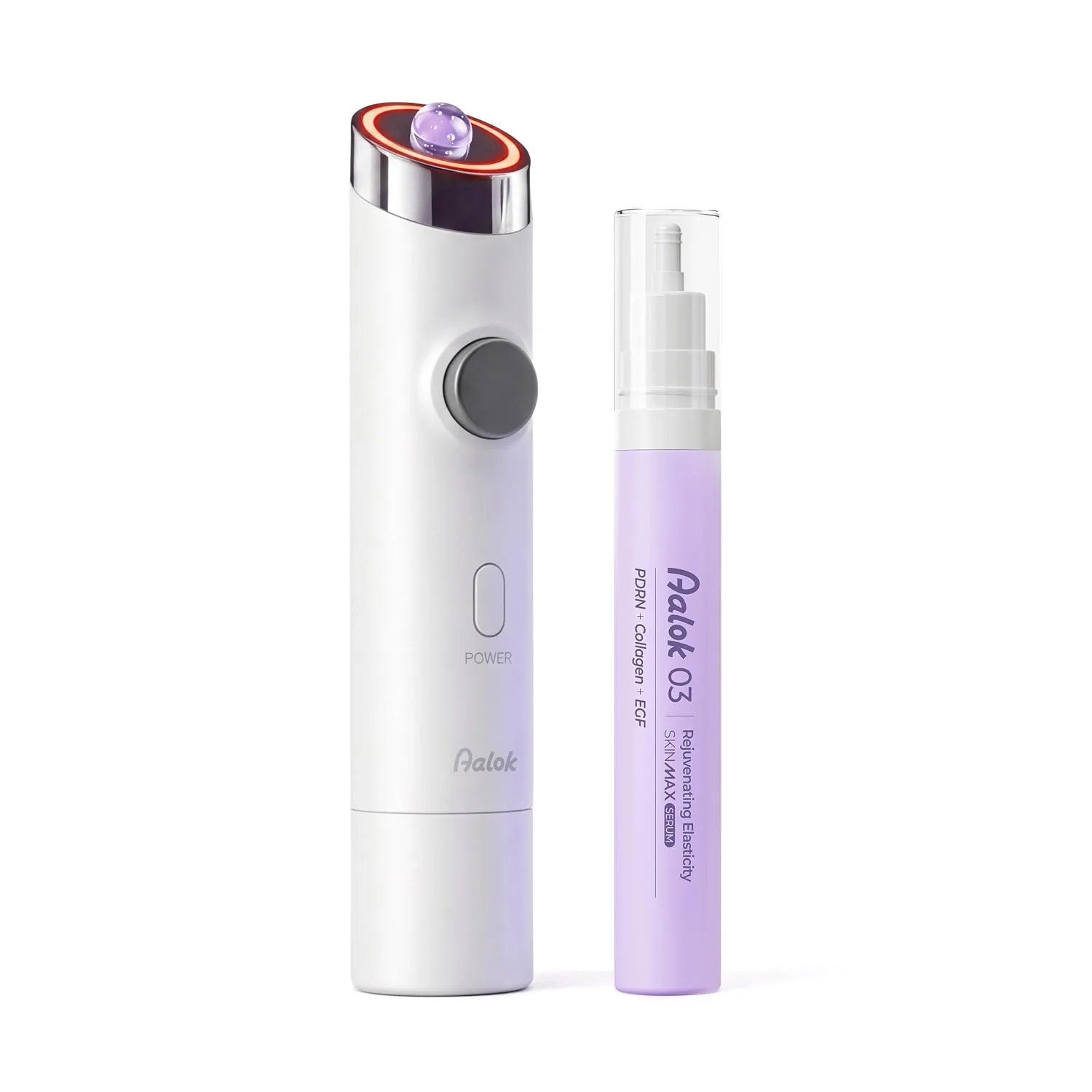 Aalok SKINMAX Facial Device (03 Rejuvenating Elasticity,Device & Serum Set)