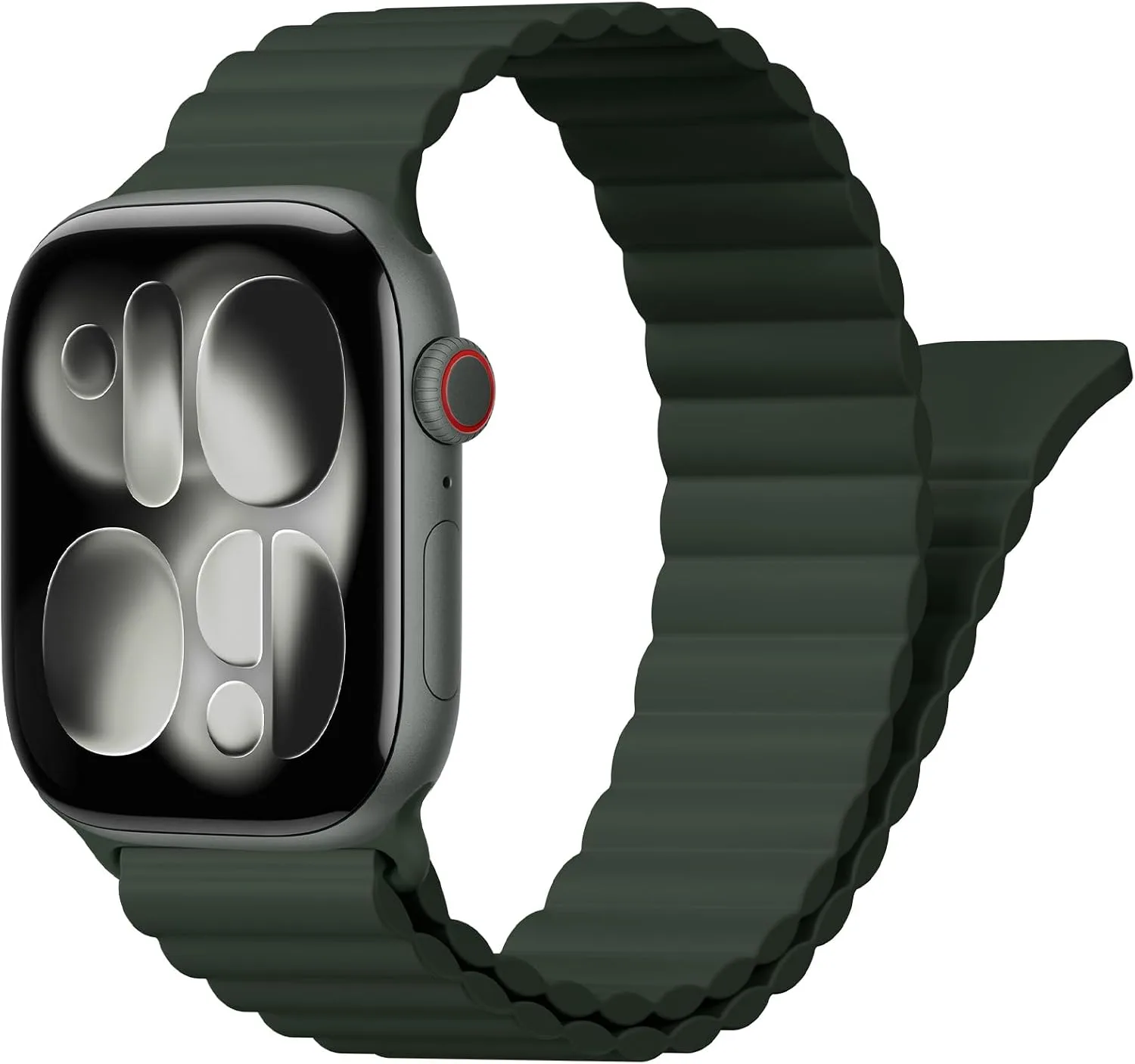 Correa deportiva magnética para Apple Watch 38-49mm BXUXOHS silicona