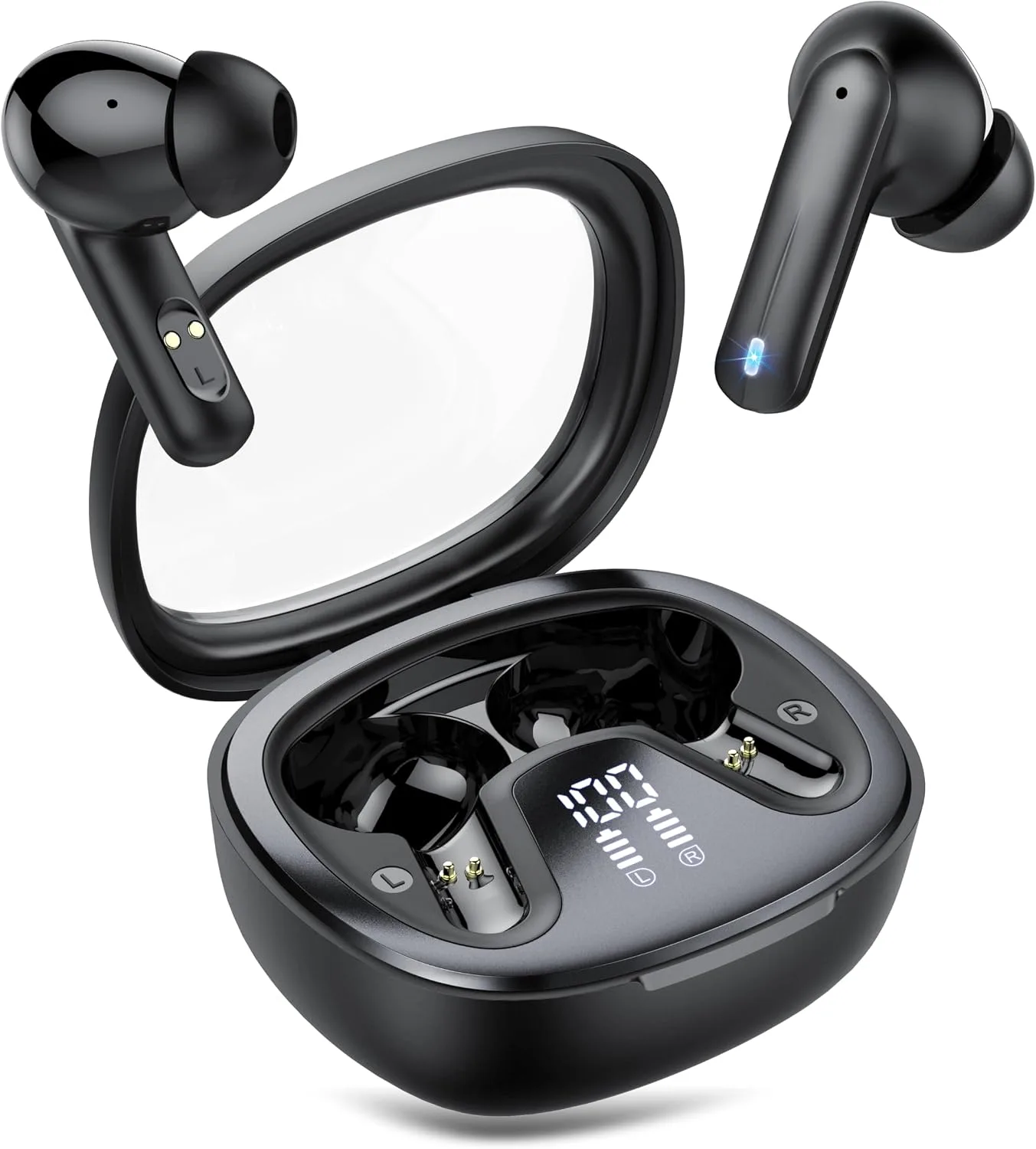 Audífonos inalámbricos Aosrau Bluetooth 5.4 True wireless In-Ear