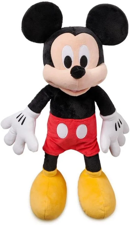Disney Store Official Stitch Medium Soft Toy for Kids, Cuddly Character with Fuzzy Texture and Embroidered Details, Flexible Floppy Ears, Disney Plushy Suitable for All Ages