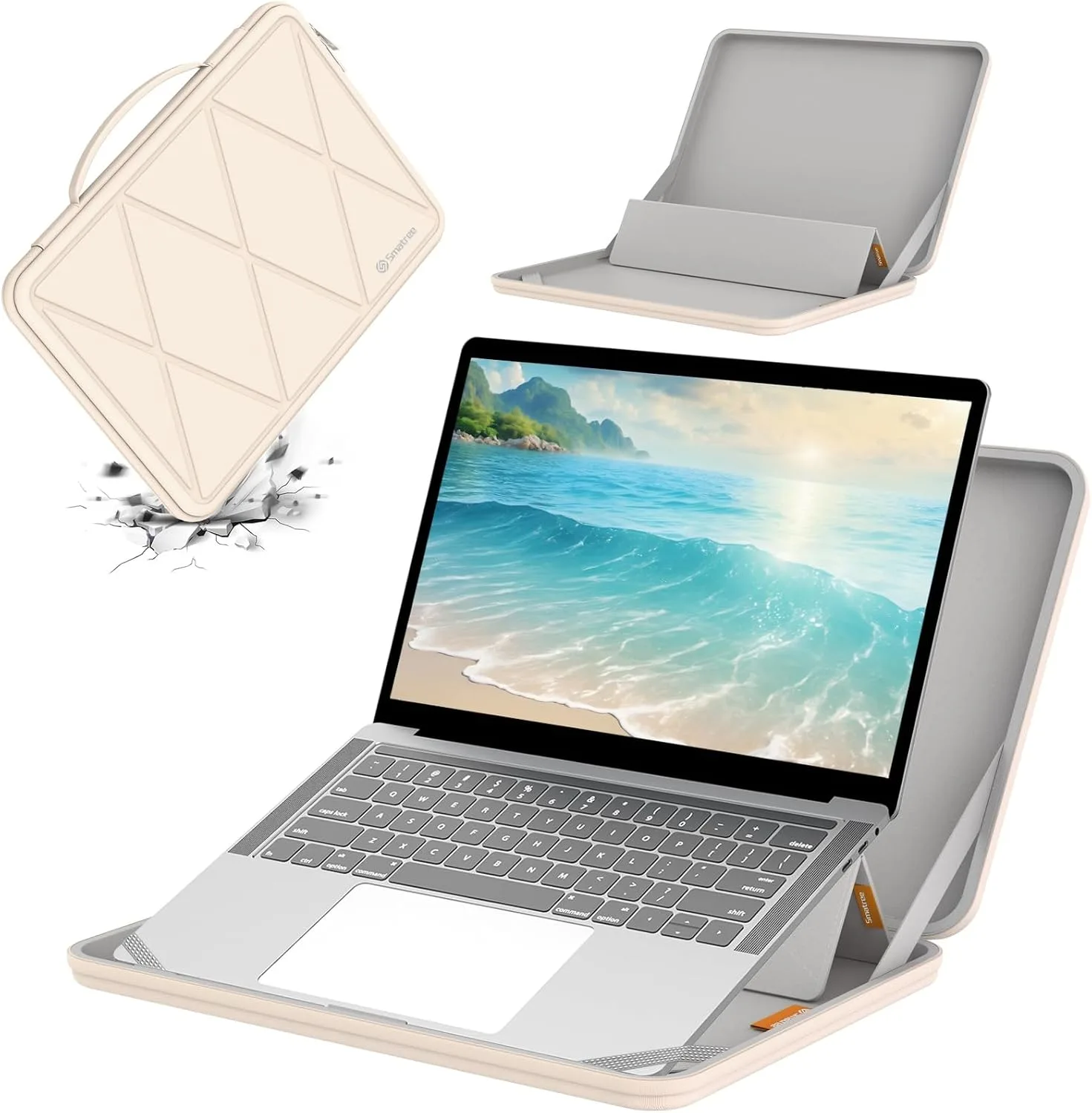 Smatree MS59T Hard EVA Case with Stand for 14" ASUS Zenbook Duo 14 UX482