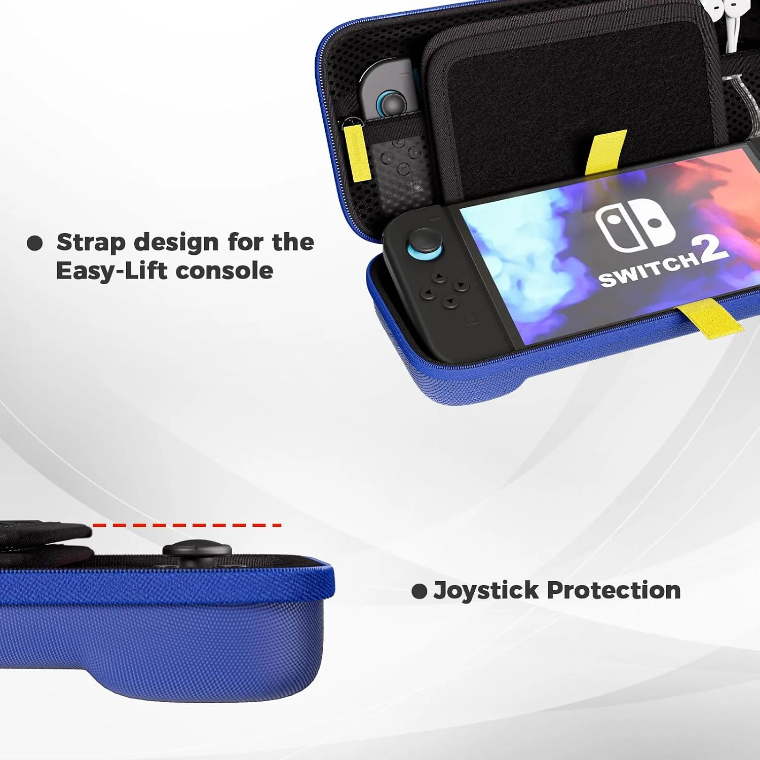 ProCase Carrying Case for Nintendo Switch 2 2025, Slim Travel Case -Blue