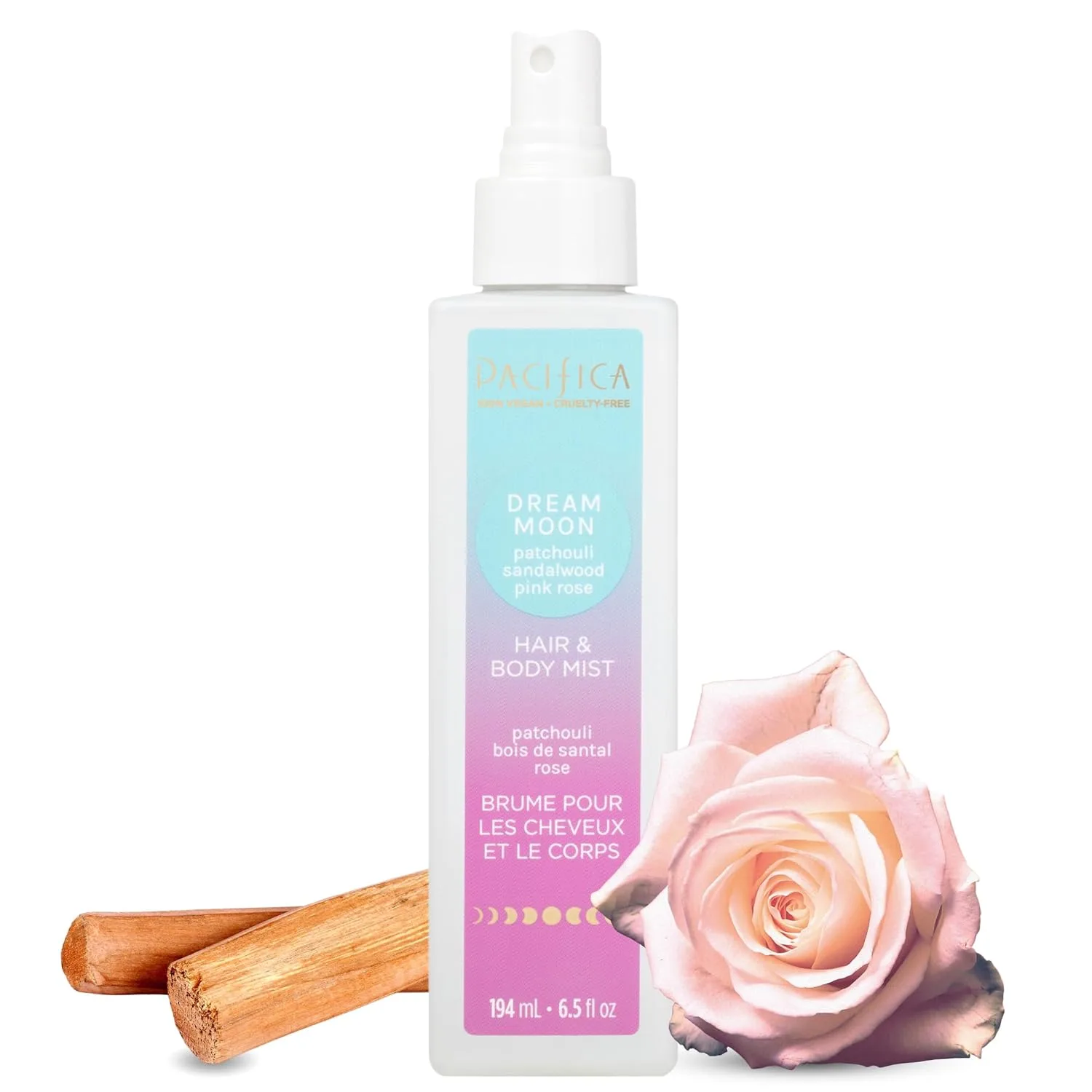 Perfume para cabello y cuerpo Pacifica Dream Moon 192 ml