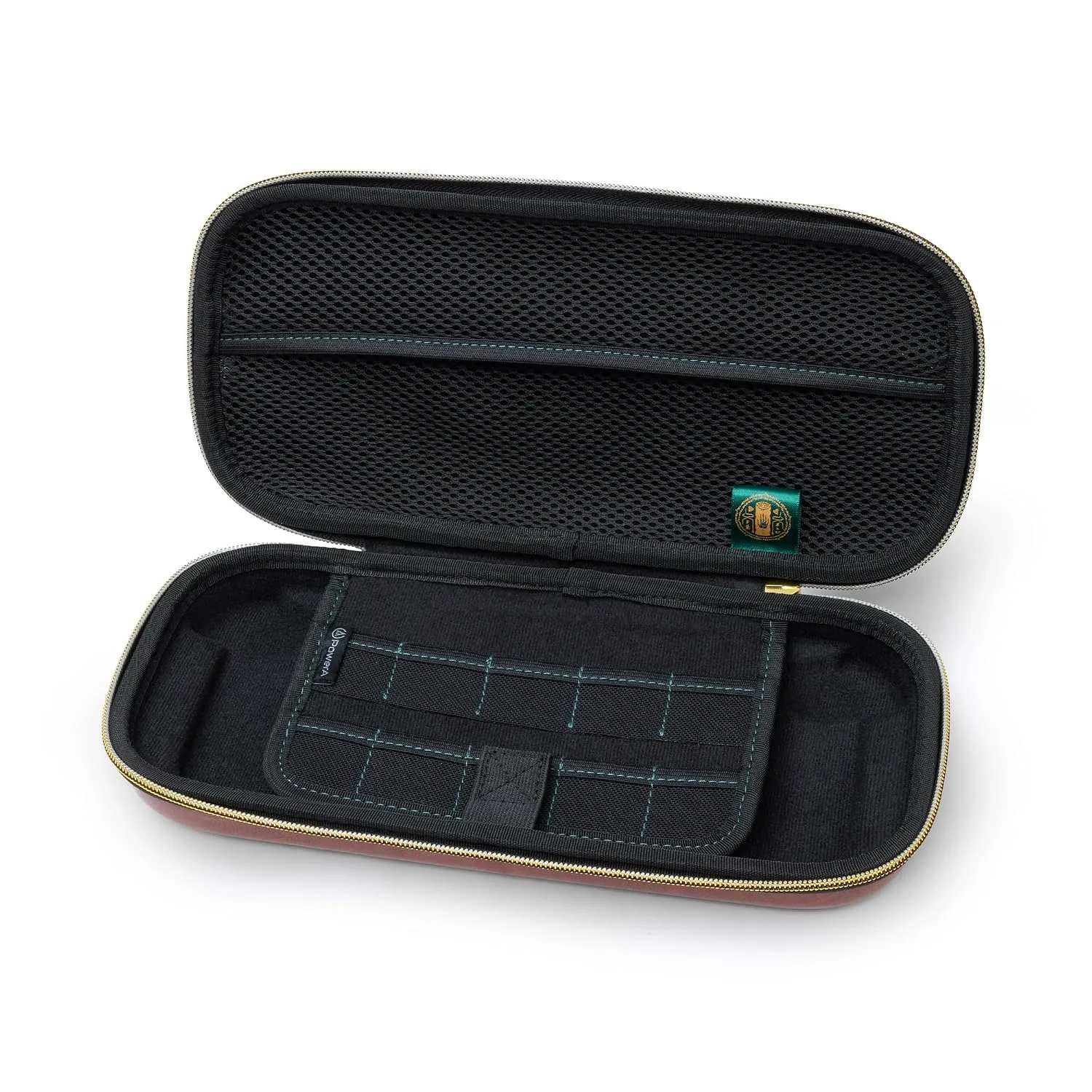 PowerA Protection Case for Nintendo Switch 2 - Zelda Hyrule Crest, Officially Licensed, Protective Storage, Holds up to 9 Game Cards and 2 microSD Express Cards, Integrated Play Stand