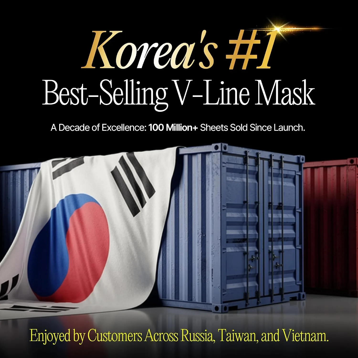 Double Chin Reducer V Line Mask for Women - Hydrogel Face Contouring Strap & Jawline Sculpting Patch - Firming Korean Skin Care Tape for Neck Tightening & Sagging Skin Care (10 Sheets)