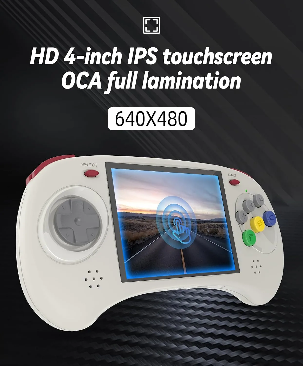 Dosnura RG ARC-D Retro Handheld Game Console 4 in IPS Screen Linux and Android 11 System RK3566 CPU 64Bit Video Game Player Built in 3500 mAh Battery Compatible with Bluetooth 4.2 and 5G WiFi(Gray)