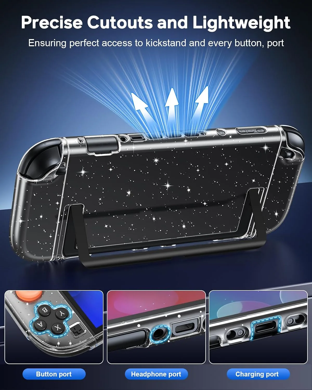 FYOUNG Switch 2 Cover Case, Crystal Hard Protective Shell for Nintendo 2