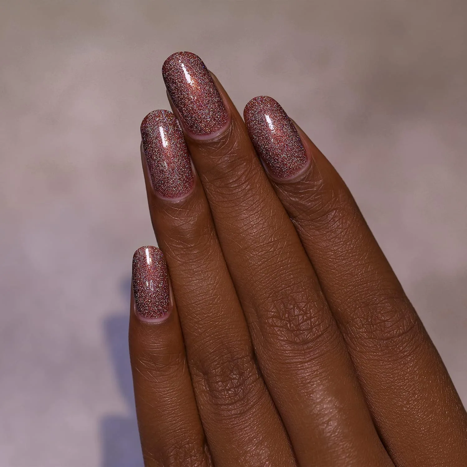 ILNP Brownstone - Luminous Warm Brown Ultra Holo Nail Polish