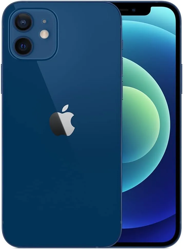 Apple iPhone 12, 128GB, Blue - Unlocked (Renewed)