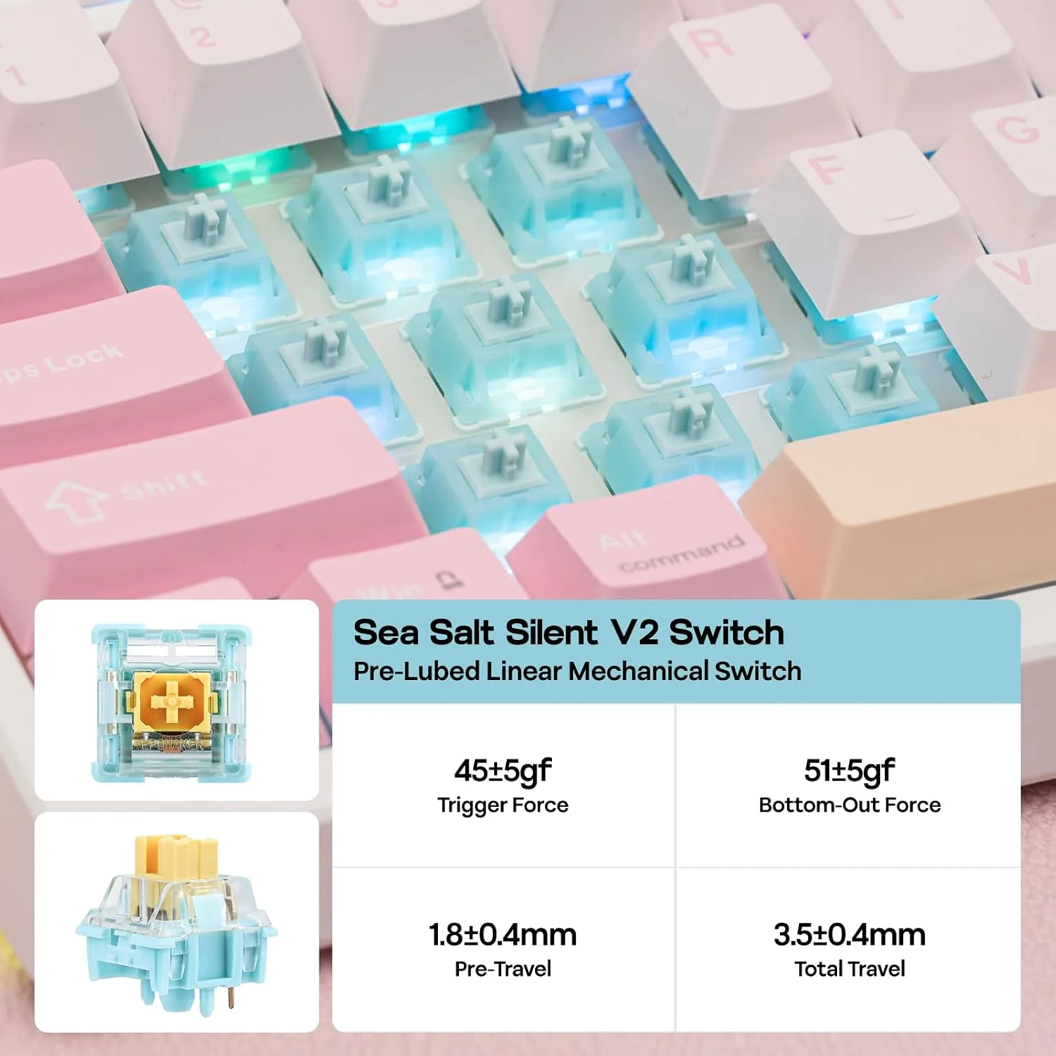 EPOMAKER TH108 PRO Full Size Mechanical Keyboard with Screen & Knob