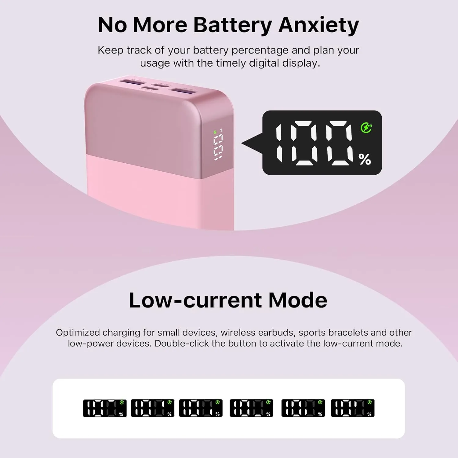 NOBIS Portable Charger,20000mAh Power Bank, 45W Fast Charging