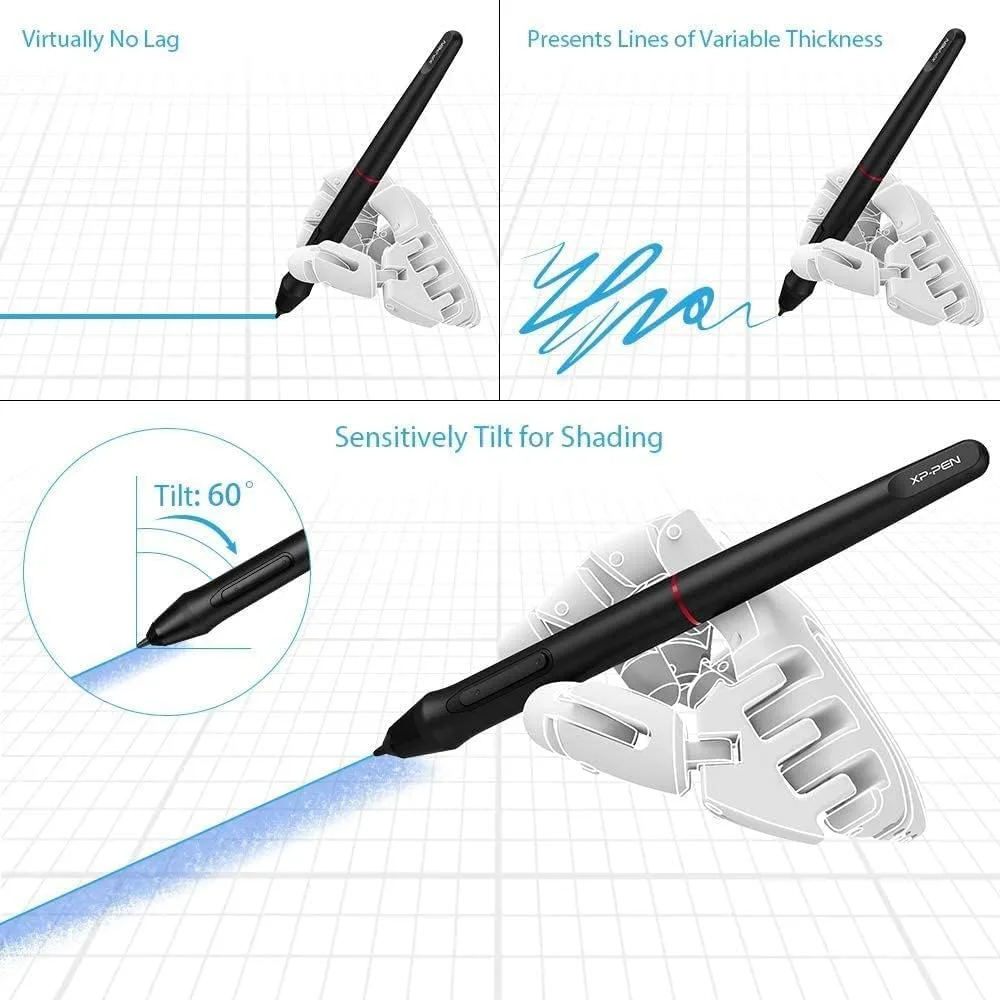 XPPen 15.6" Drawing Tablet with 16384 Pressure Levels Stylus