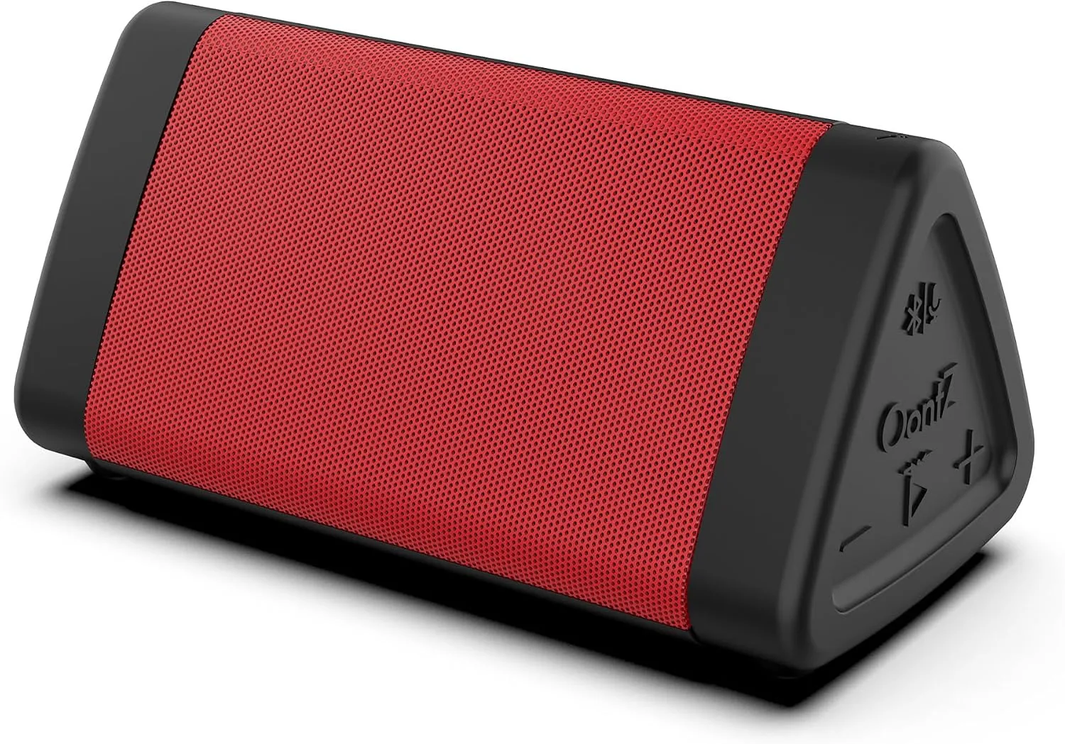 OontZ Angle 3 Gen 4 Portable Bluetooth Speaker, 12W, 24-Hour Playtime, Red