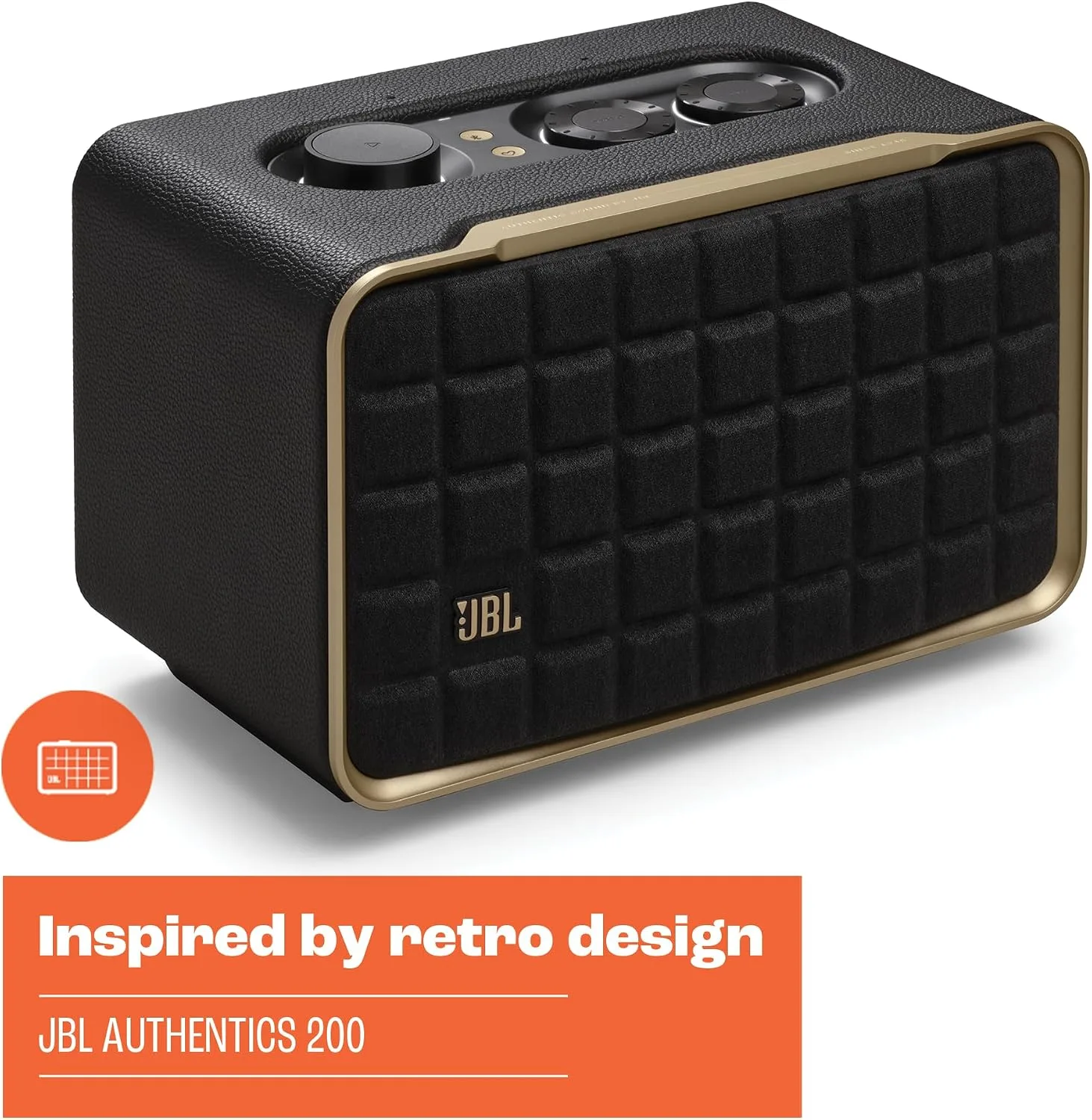 JBL Authentics 200 - Smart Home Speaker - Black