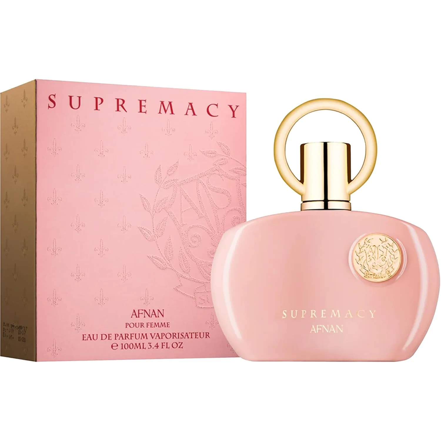 Afnan Supremacy Pink Eau De Parfum for Women, 3.4 Fl. Oz