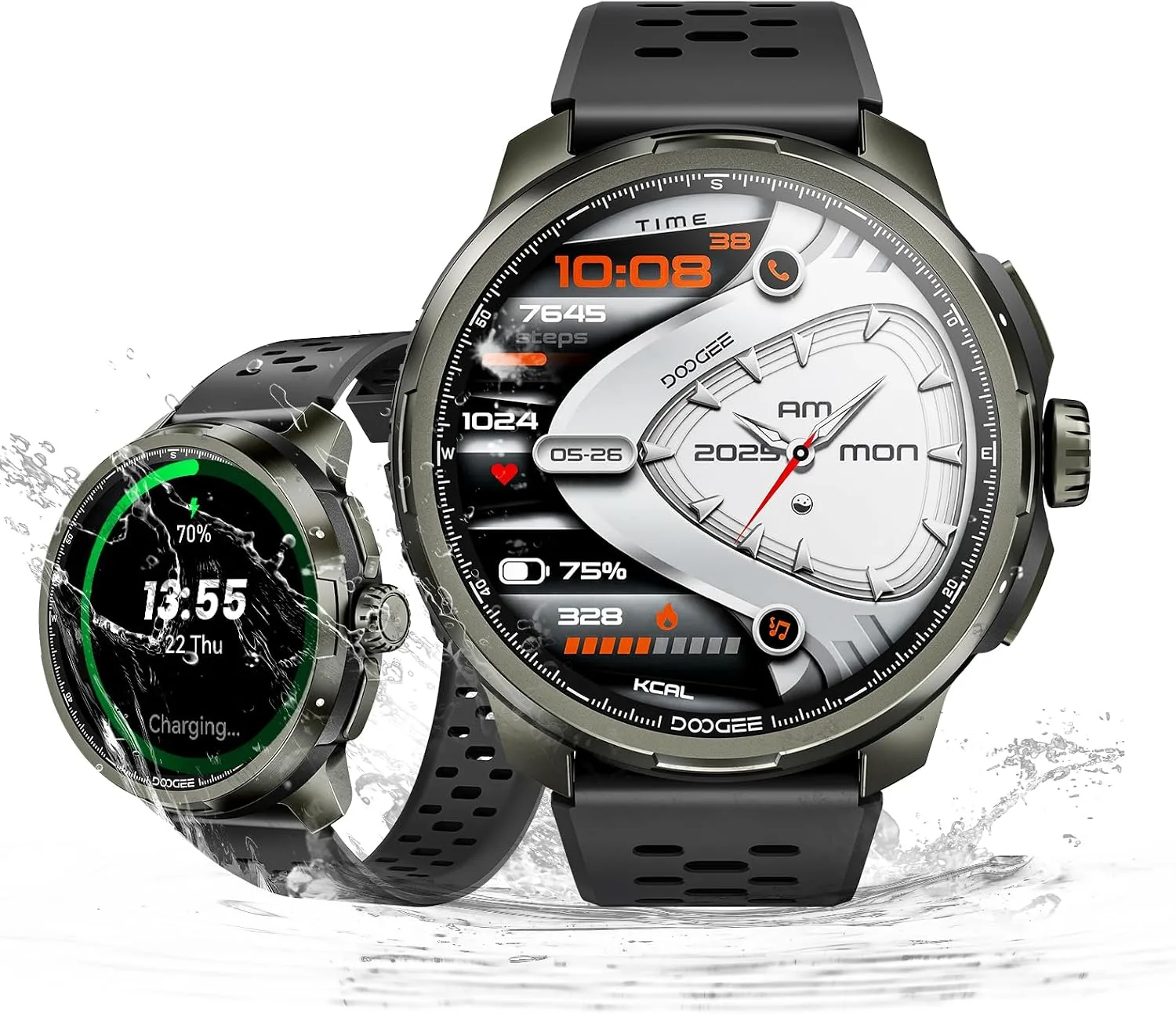 ANYMOVING M1 Smart Watches,Dual-Band GPS & 170+ Sports Modes