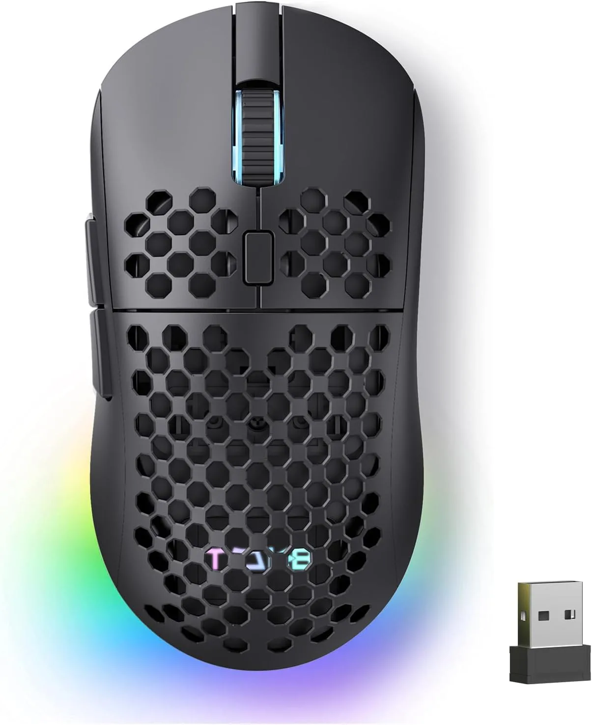 Mouse Gamer TMKB Falcon M1 Wireless 24000 DPI Negro