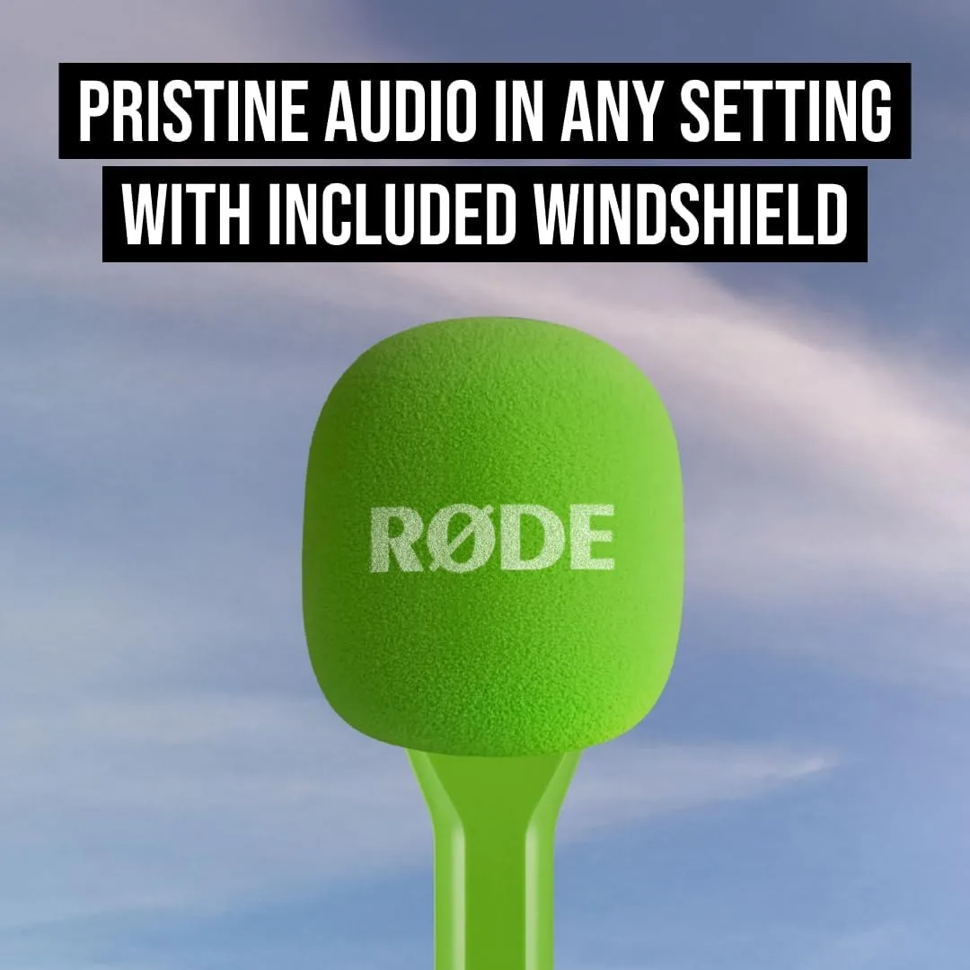 RØDE Interview GO Handheld Adaptor for RØDE Wireless Microphones (Green)