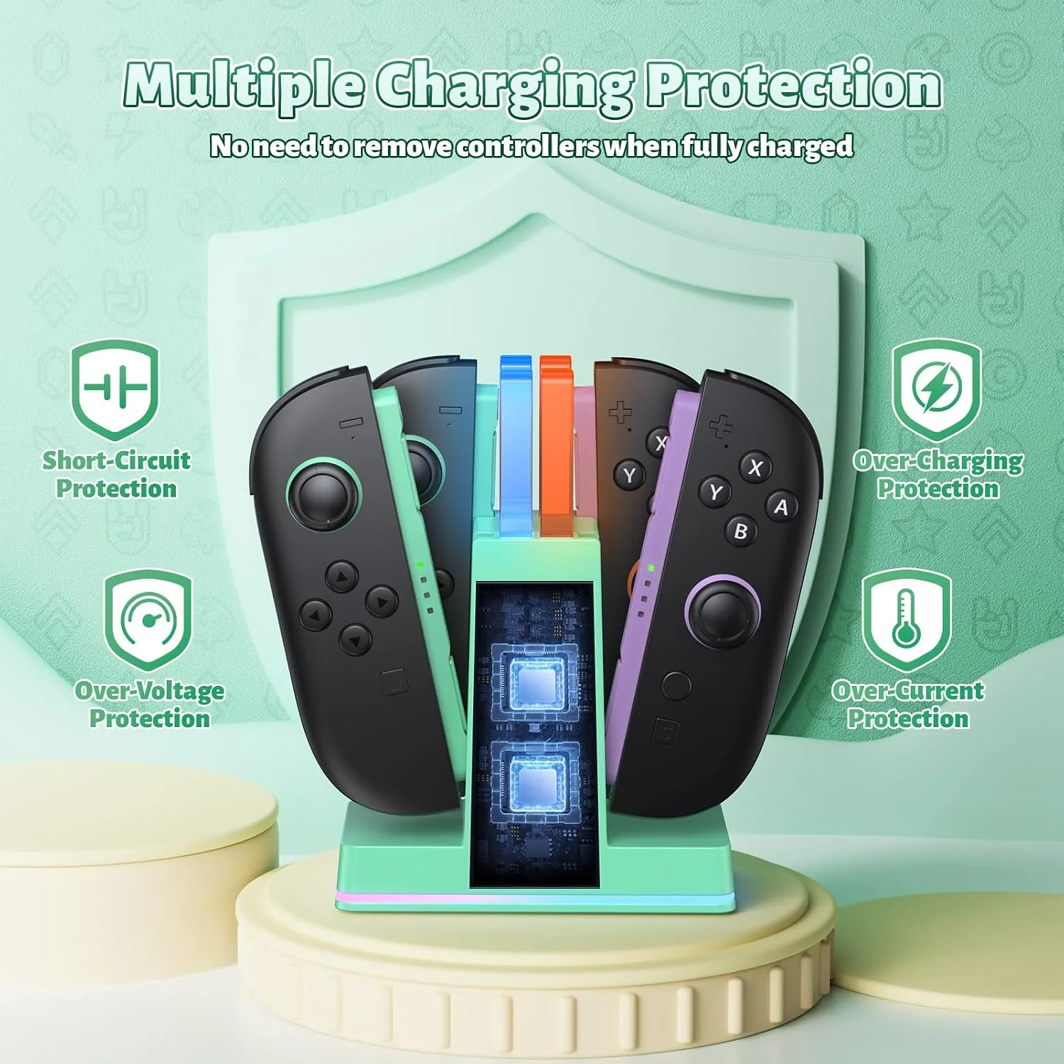 FASTSNAIL Switch 2 Controller Charger Dock for Nintendo Switch 2 for JoyCon
