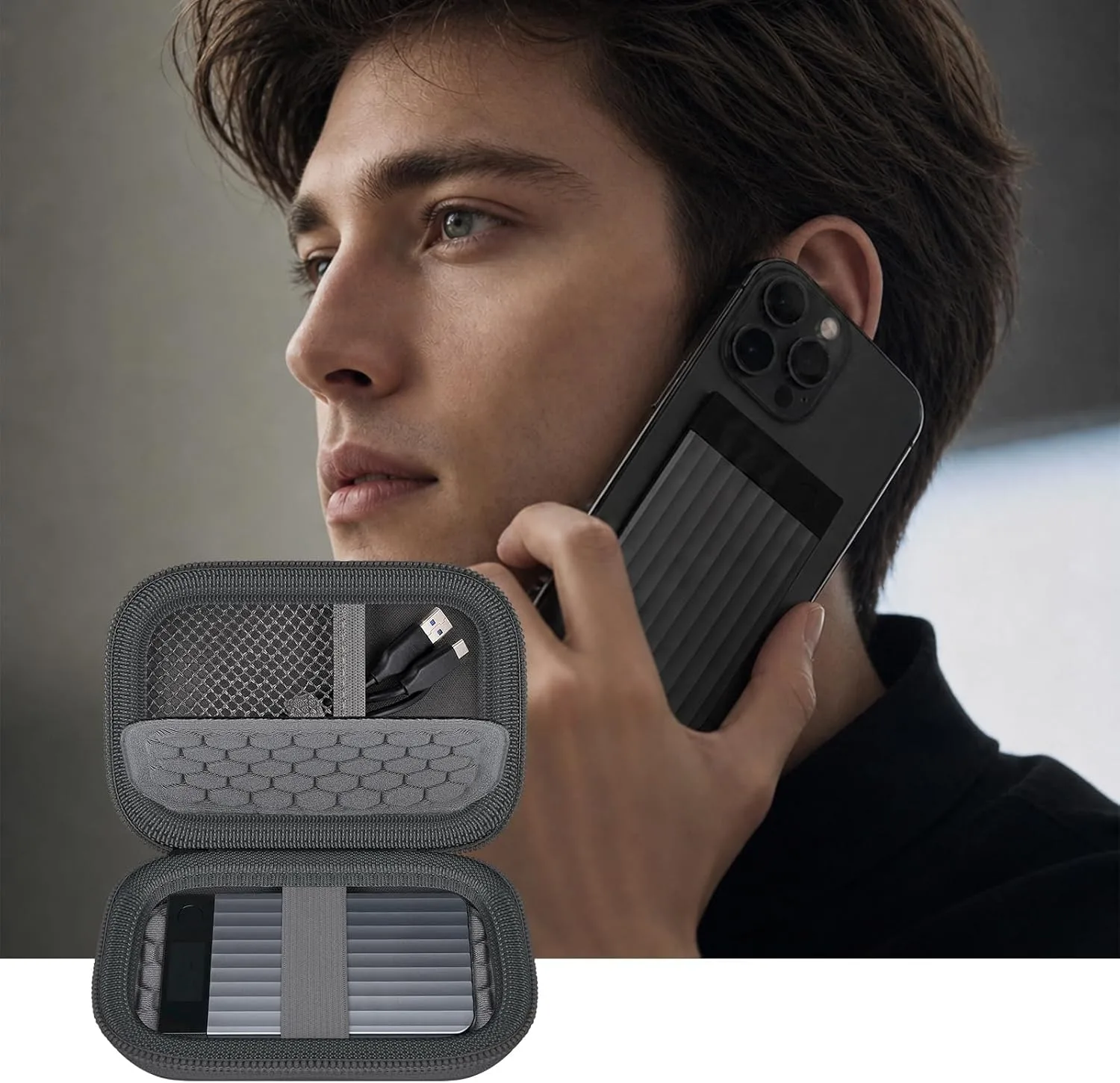 Travel Carrying Case for Plaud Note Pro/Note AI Voice Recorder