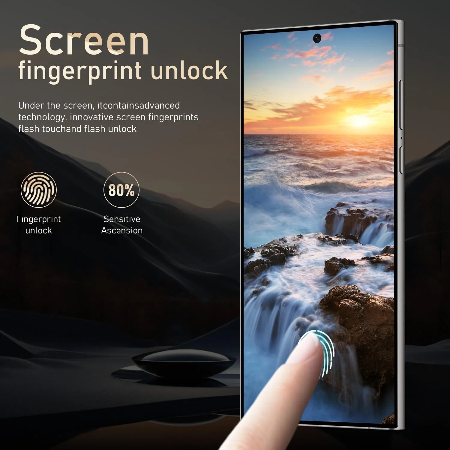 Huness I24 Ultra Unlocked Phone,Built in Pen The Phone,Smartphone Battery 6800mAh 6.8" HD Screen,Android 14 16+512GB with 128GB Memory Card Cell Phone,5G/Face ID/Fingerprint Lock/GPS (Blue, 16+512)
