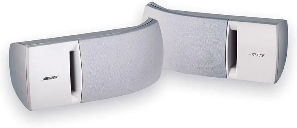 Bose 161 speaker system (pair, white) - ideal for stereo or home theater use (Renewed)
