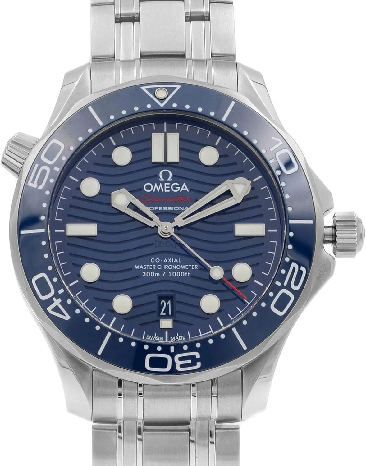 Omega Seamaster Automatic Blue Dial Steel Men's Watch 210.30.42.20.03.001