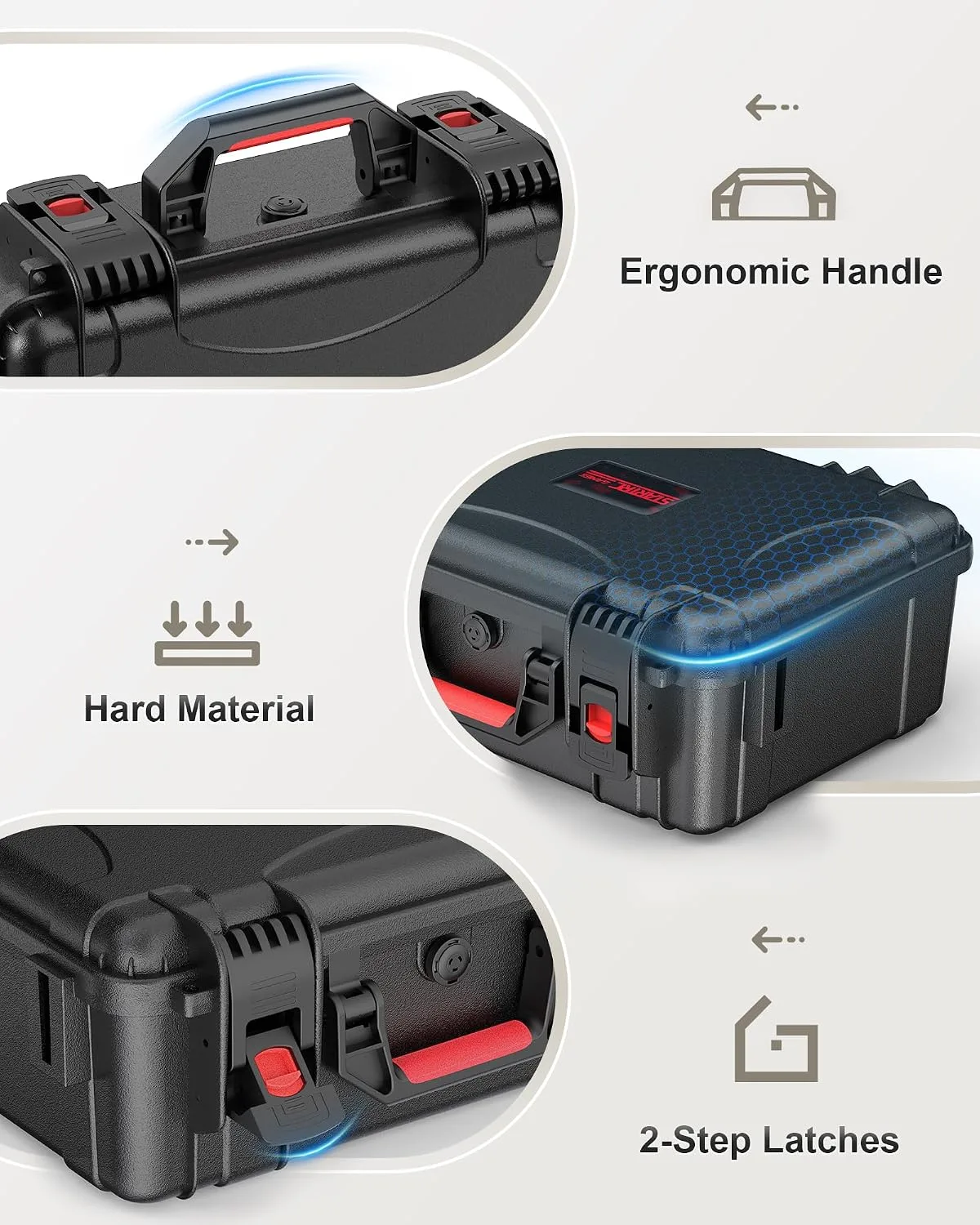 STARTRC GAMES Hard Carrying Case for Nintendo Switch 2, Waterproof Hard Travel Case for Nintendo Switch 2 Console, 2 Pro Controllers, 16 Game Cards and Other Accessories