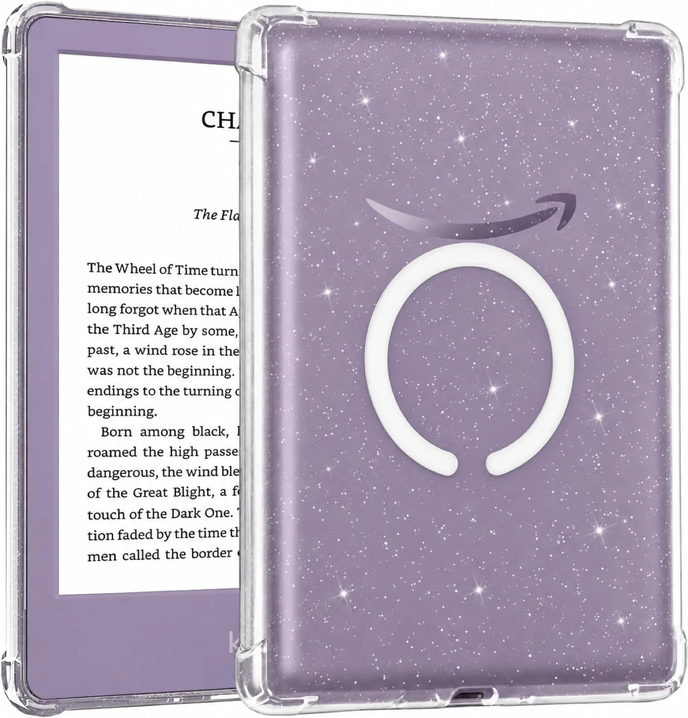 CoBak Magnetic Ring Clear Case for 6" Kindle Basic 12th Generation 2026