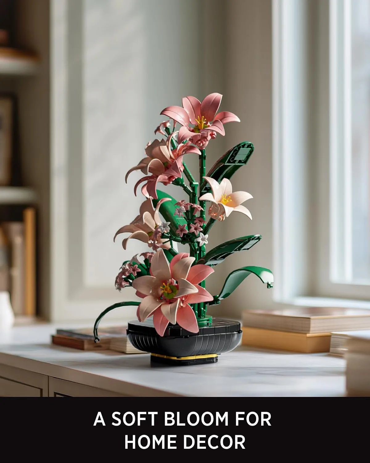 Nifeliz Lily Flower Building Set, Bloom Up Series, NF10398