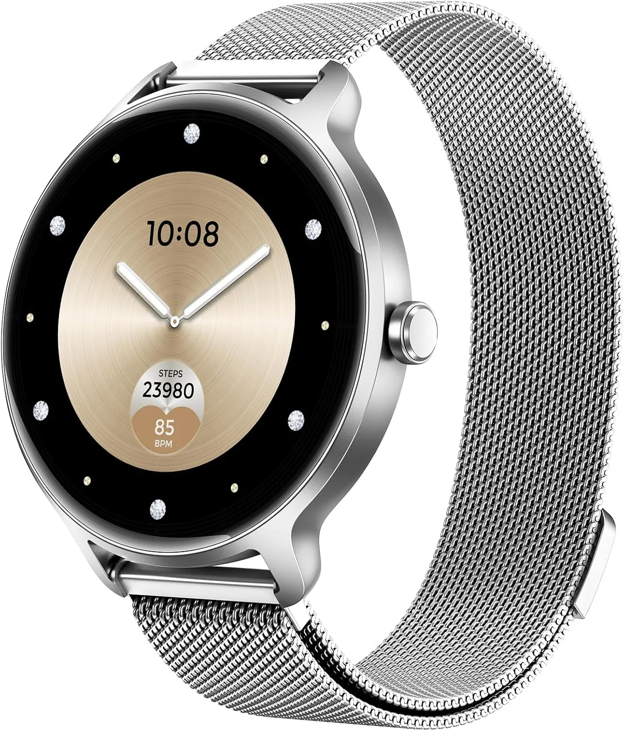 Smart Watch for Women, 1.27" HD AMOLED Smartwatch with Answer/Call for iPhone/Android/Samsung, Fitness Tracker with 120+ Sport Modes, Heart Rate/Sleep/Health Monitor, IP68 Waterproof