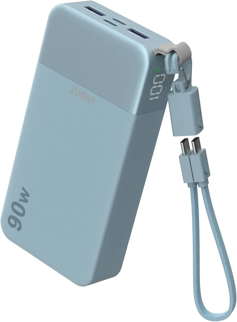 JUOVI 90W Portable Charger for Laptop Power Bank 20000mAh with USB-C Cable
