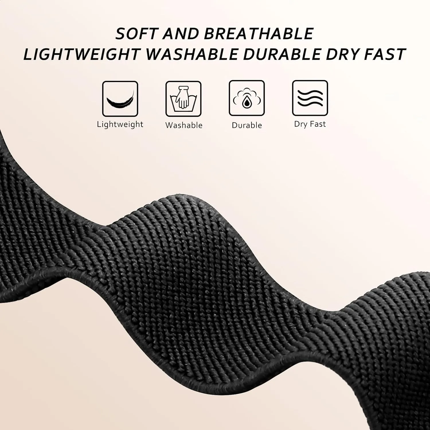 3 Pack Stretchy Nylon Band Compatible with SKG Smart Watch Bands for Women Men, Quick Release Soft Elastic Strap Replacement Wristbands for SKG-V7/SKG V7 Pro Smart Watch