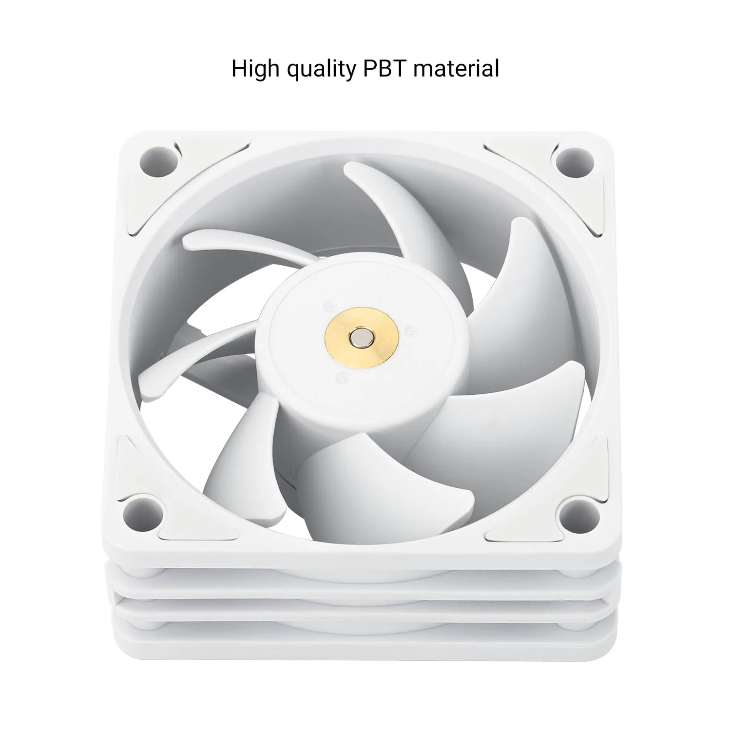 Thermalright TL-B6W 60mm CPU Cooler Fan, Silent Computer Case Cooler,6025 CPU Fan, 3200RPM Speed, DC 12V CPU Mute Cooling, Low Noise 20.17dba(White)