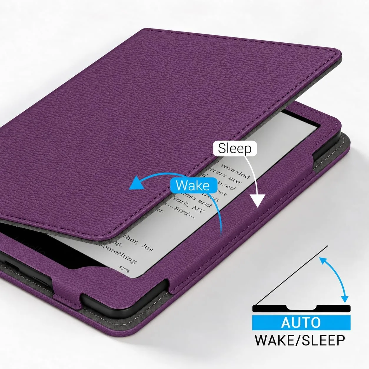CoBak 6 Inch Case with Stand, not for iPad(A0J28), English Violet