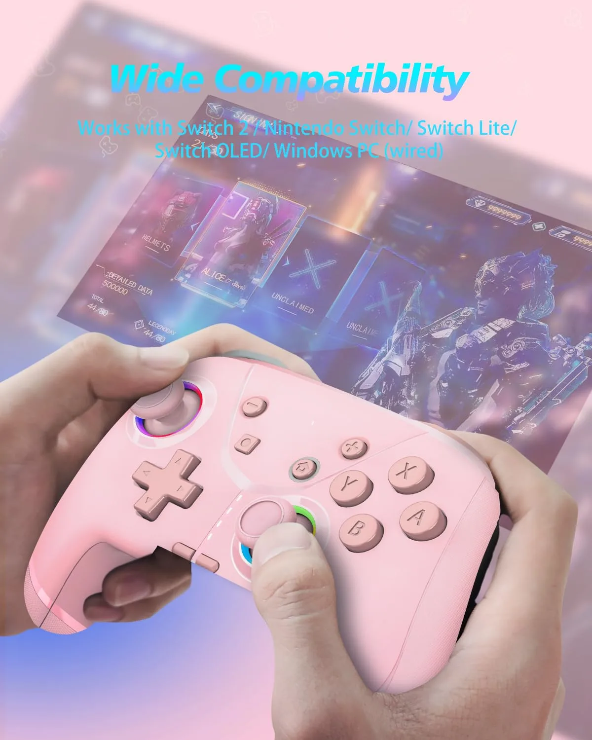 GMBACK Wireless Switch 2 Pro Controller with Loop Macro & Home Wake Up