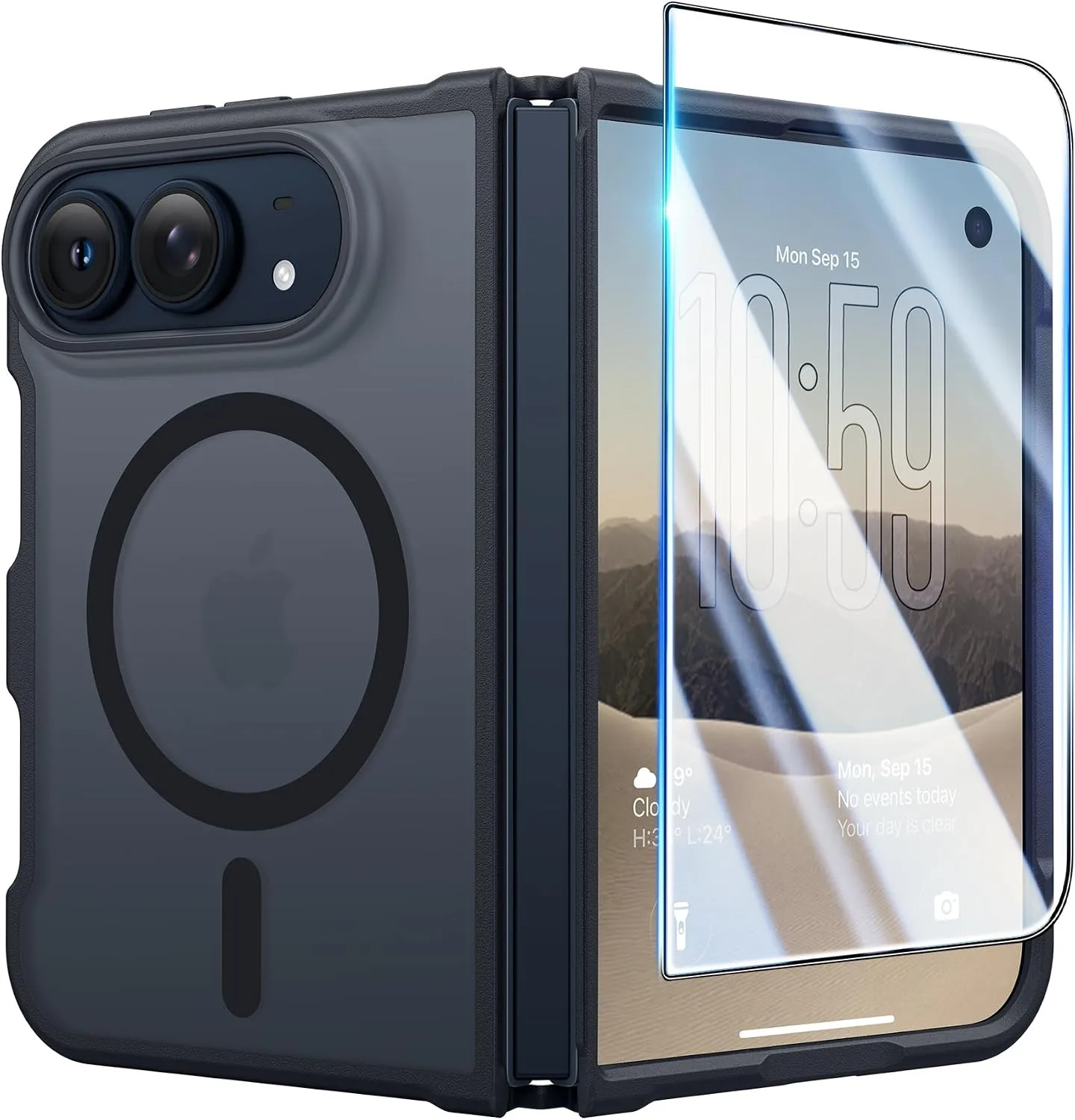 FNTCASE for iPhone Duo Case Matte Compatible with Magsafe