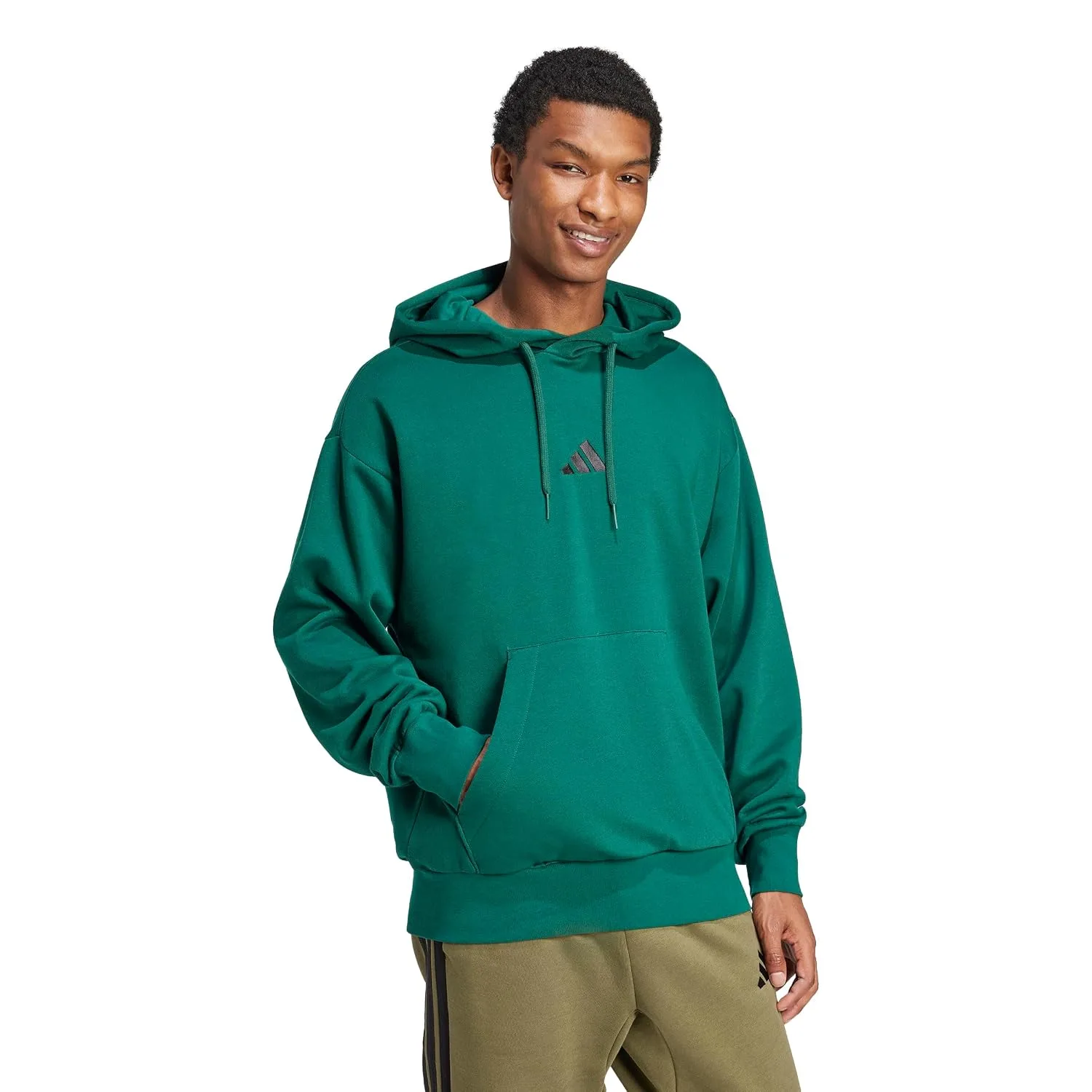 adidas Men's Essentials Feel Cozy Fleece Hoodie Sweatshirt