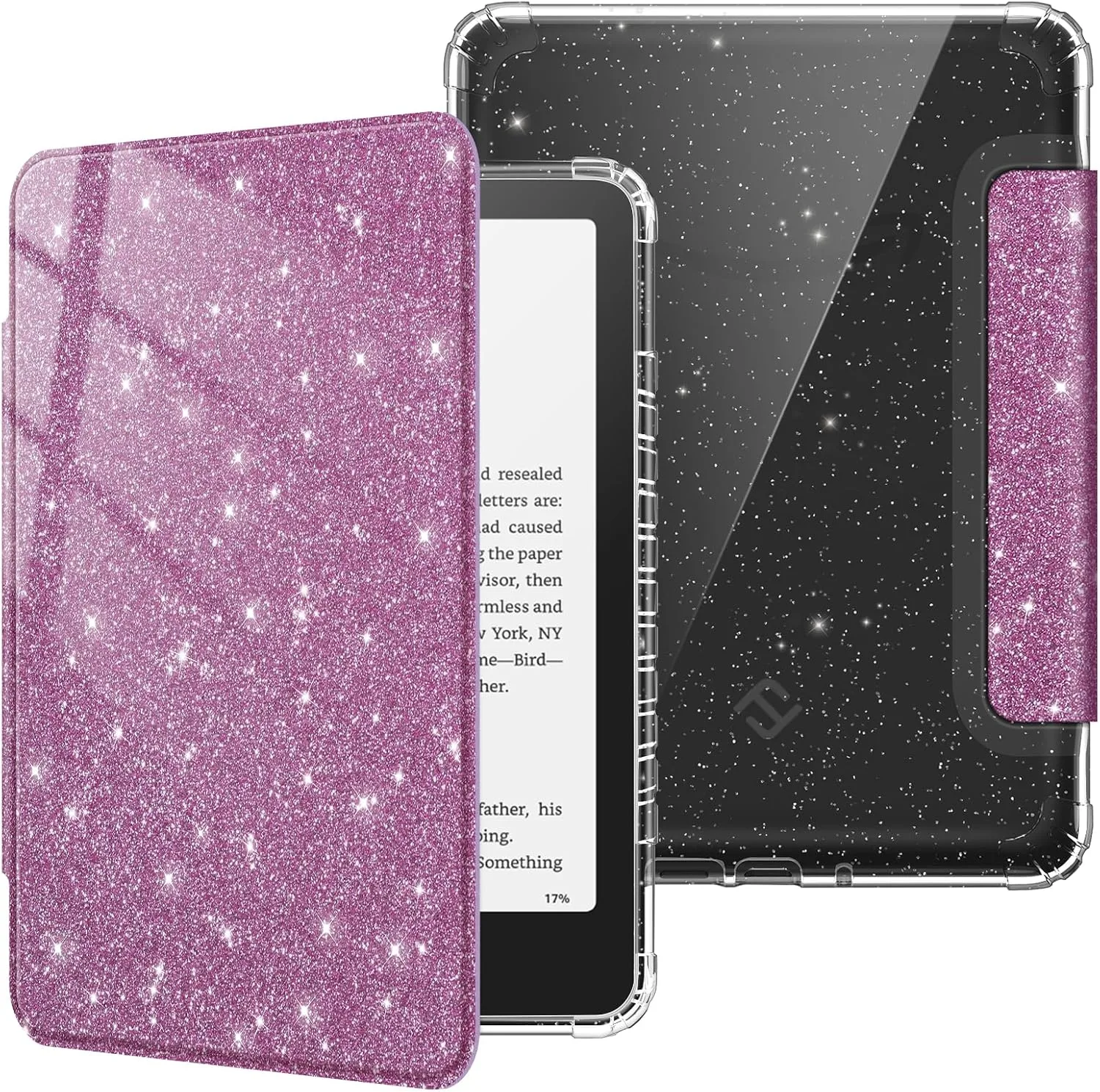 Estuche Fintie Clear para Kindle Paperwhite 7" 12ª Gen 2024 y Kindle Colorsoft