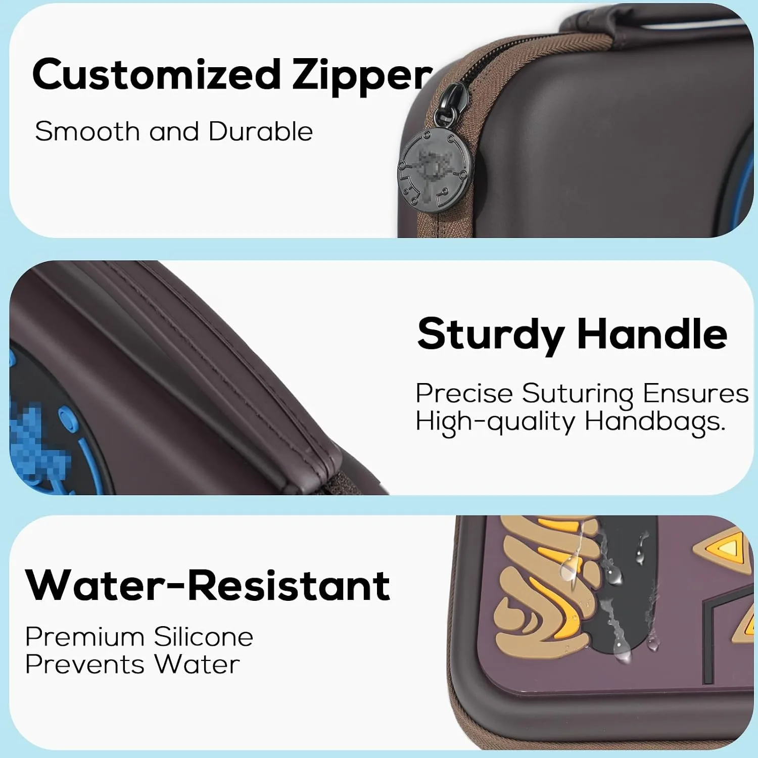 TIKOdirect Carrying Case for Switch OLED Model 2021 - Portable Travel Accessories With Soft Protective Case, Screen Protectors and 4 Thumb Grip Caps, Black