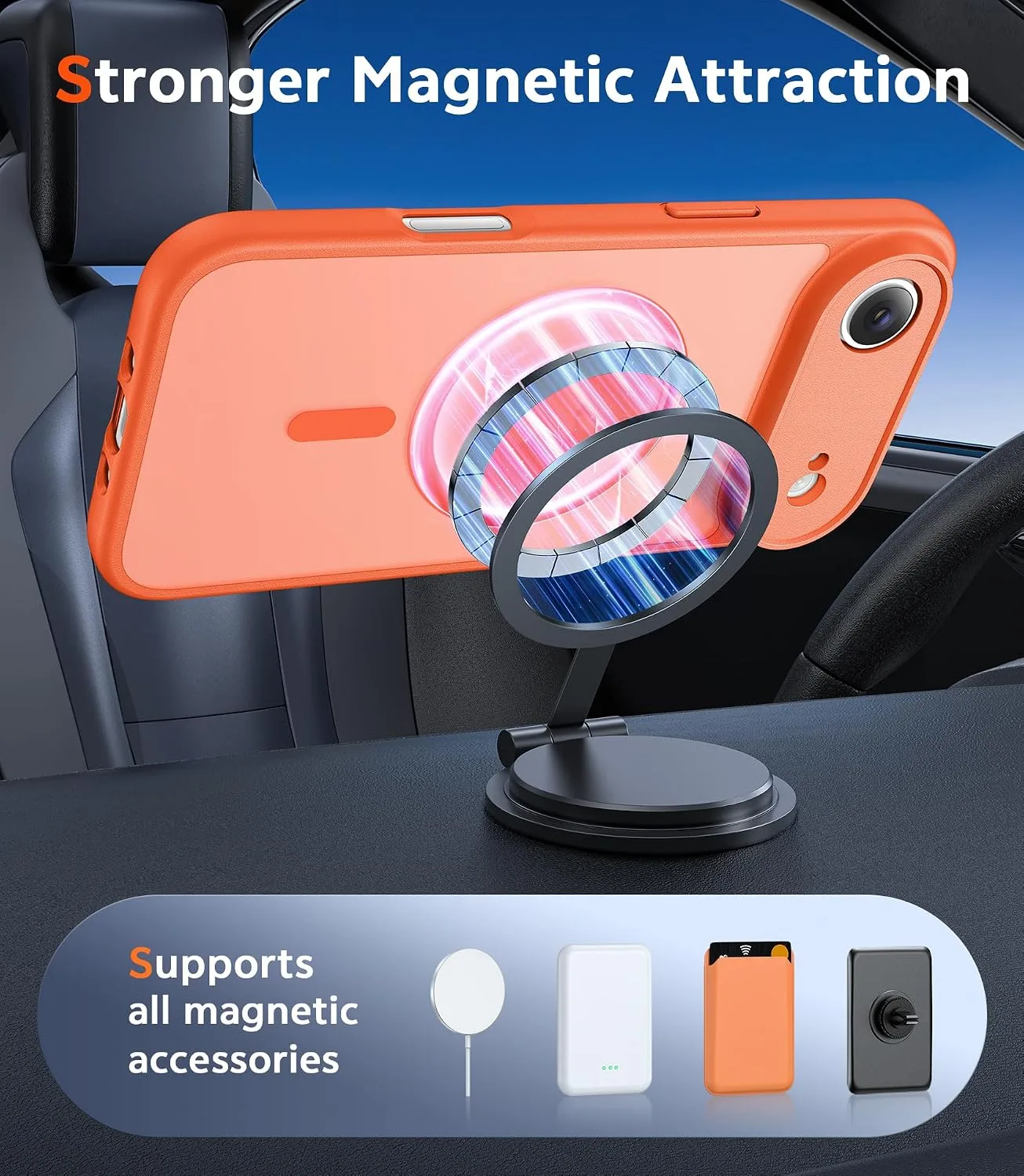 FNTCASE for iPhone Air Phone Case Compatible with Magsafe Matte Phonecase