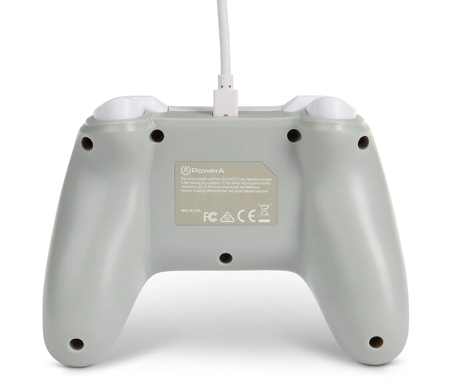 PowerA Wired Controller for Nintendo Switch - White, Gamepad, Game controller, Wired controller, Officially licensed