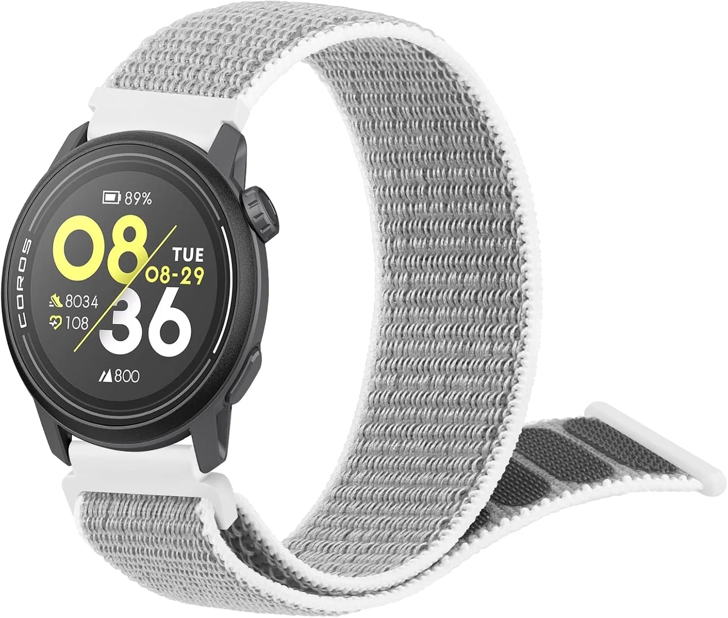 Amzpas Nylon Bands Compatible with COROS PACE 4 / PACE 3 / Pro/APEX 2 Pro/APEX Pro/APEX 46mm Men Women, 22mm Soft Sport Replacement Strap for Coros Pace 4/3 Watch