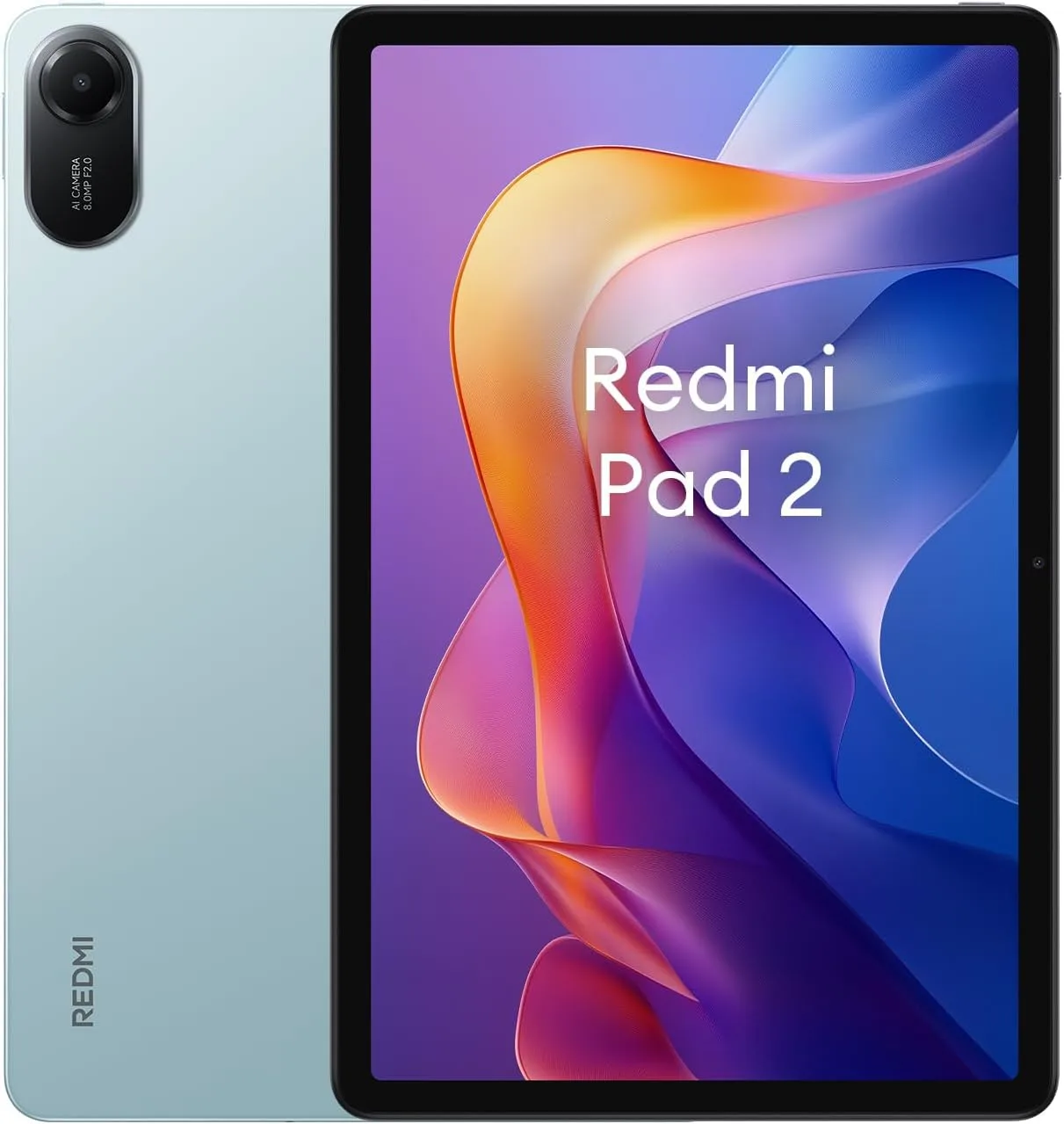 XIAOMI Redmi Pad 2 Only WiFi (No Calls or Text) 11" 2.5K Octa Core 4 Speakers Global ROM 9000mAh Bluetooth 5.3 8MP Model 25040RP0AL (Lavender Purple, 256GB + 8GB)