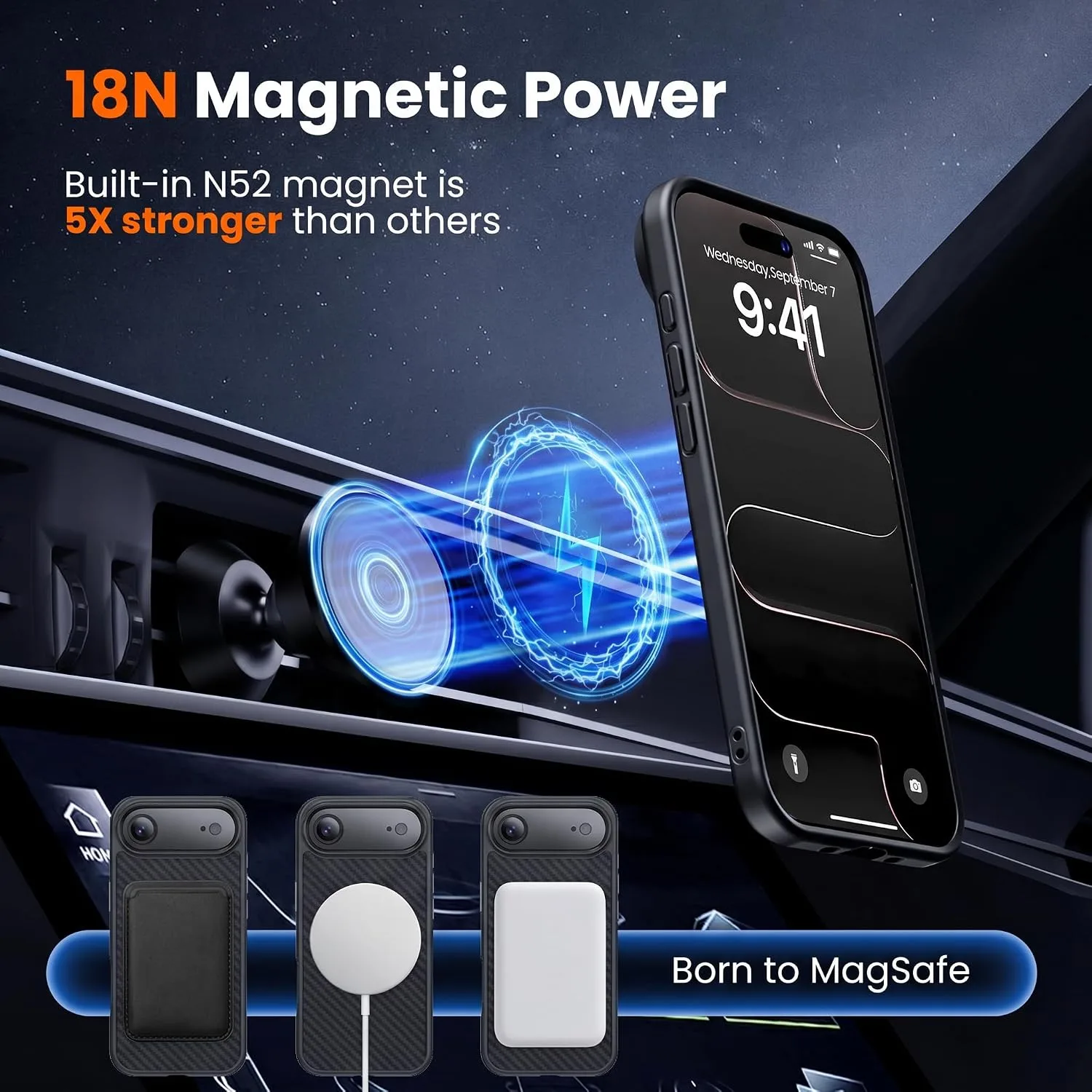 toushion 3 in 1 for iPhone Air Case Carbon Fiber Black&Grey(Twill)