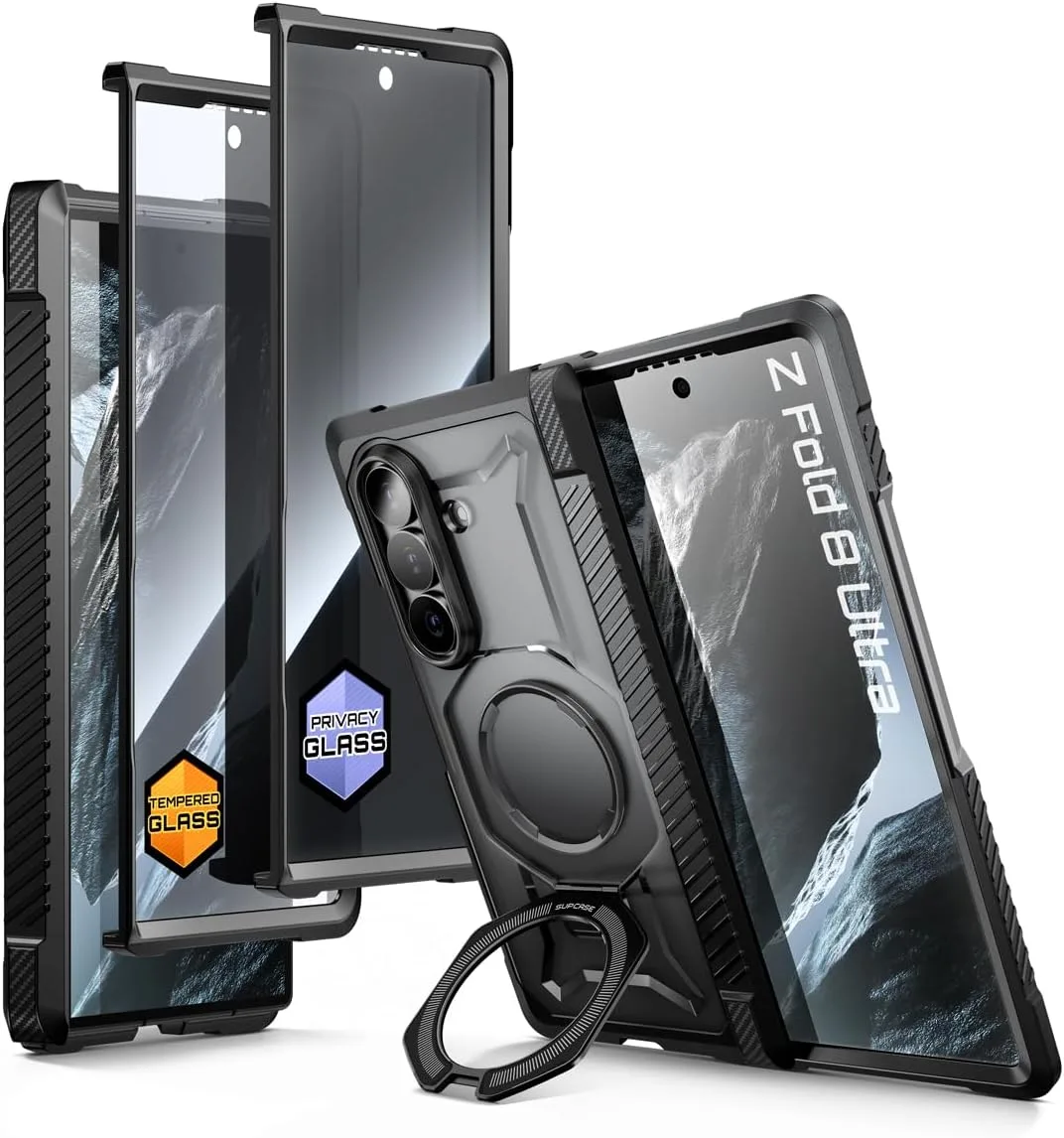 SUPCASE for Galaxy Z Fold 8 Ultra Case, Glass & Privacy Screen Protectors