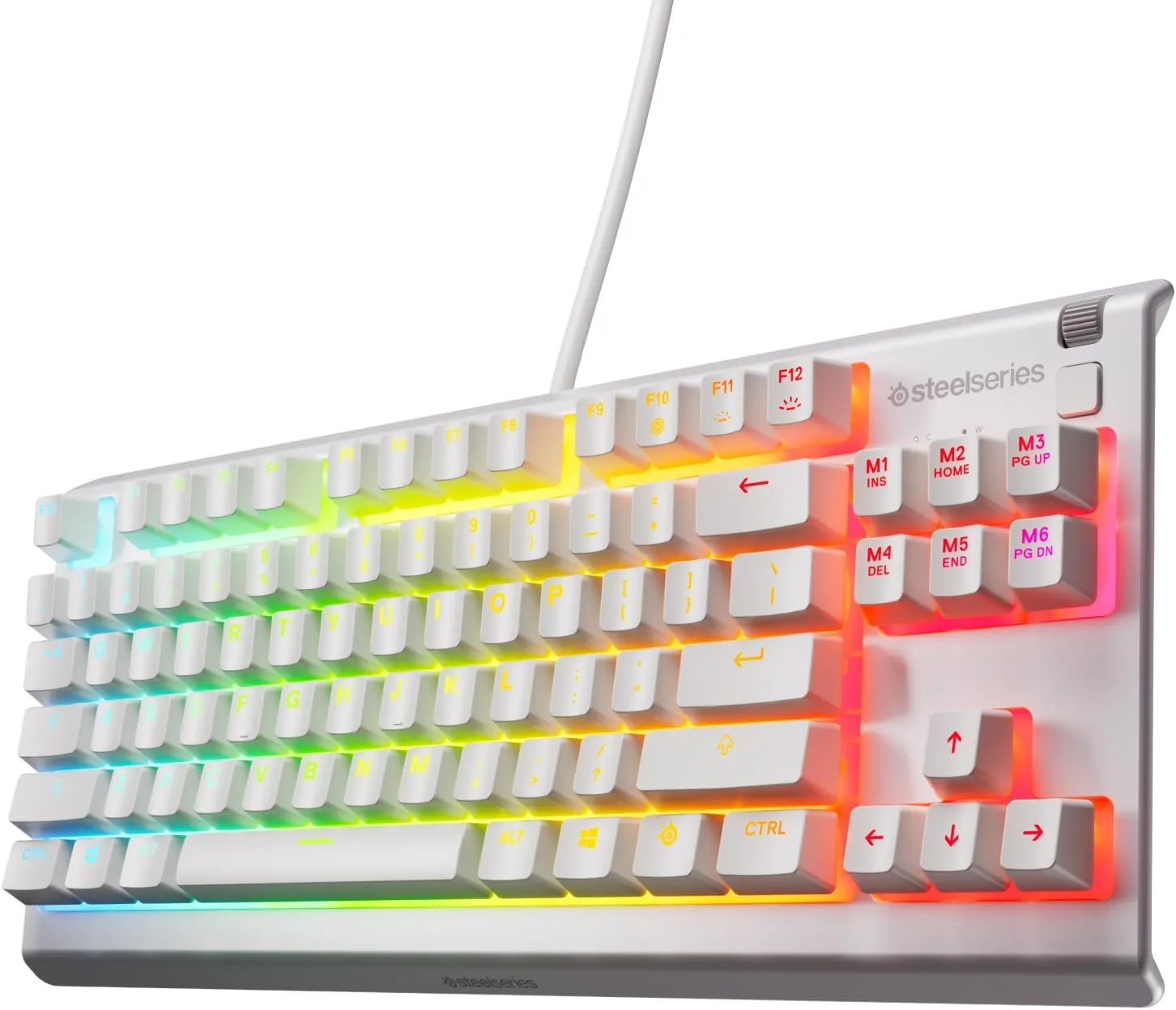 SteelSeries Apex 3 TKL Gaming Keyboard - White