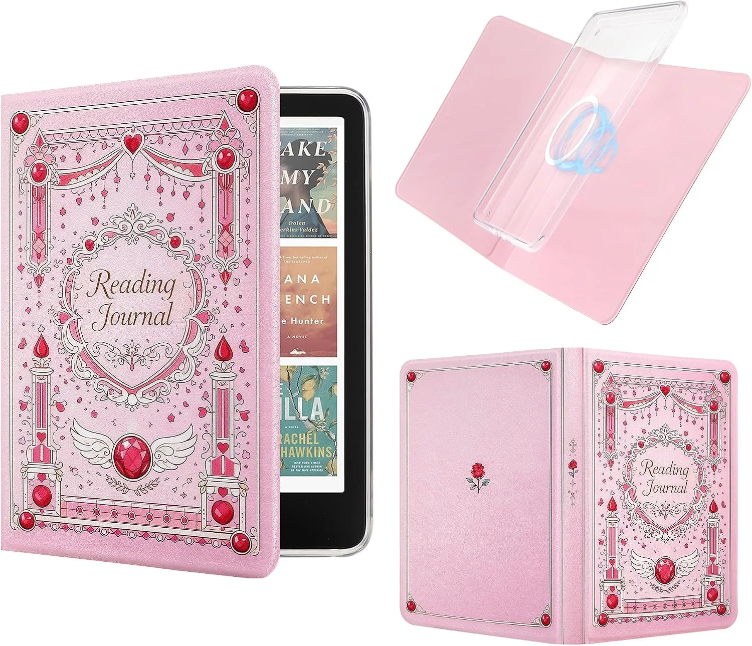 Magnetic Book Cover Case for 7'' Kindle Paperwhite & Colorsoft