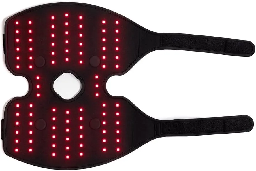 Fringe Red Light Therapy with Vibration Massage, Knee Wrap, 660nm & 850nm